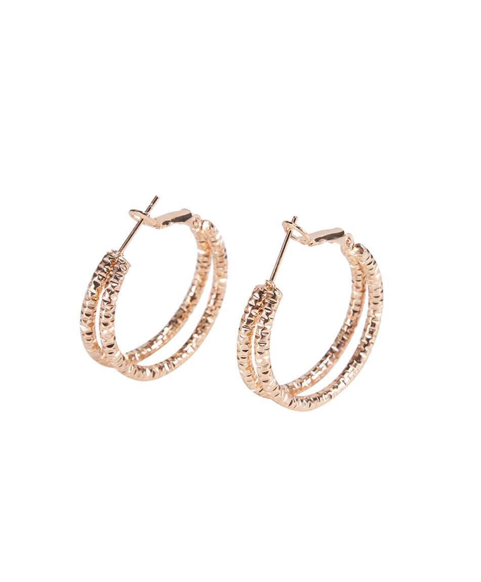 Set pa&ntilde;uelo + aros mujer puntos