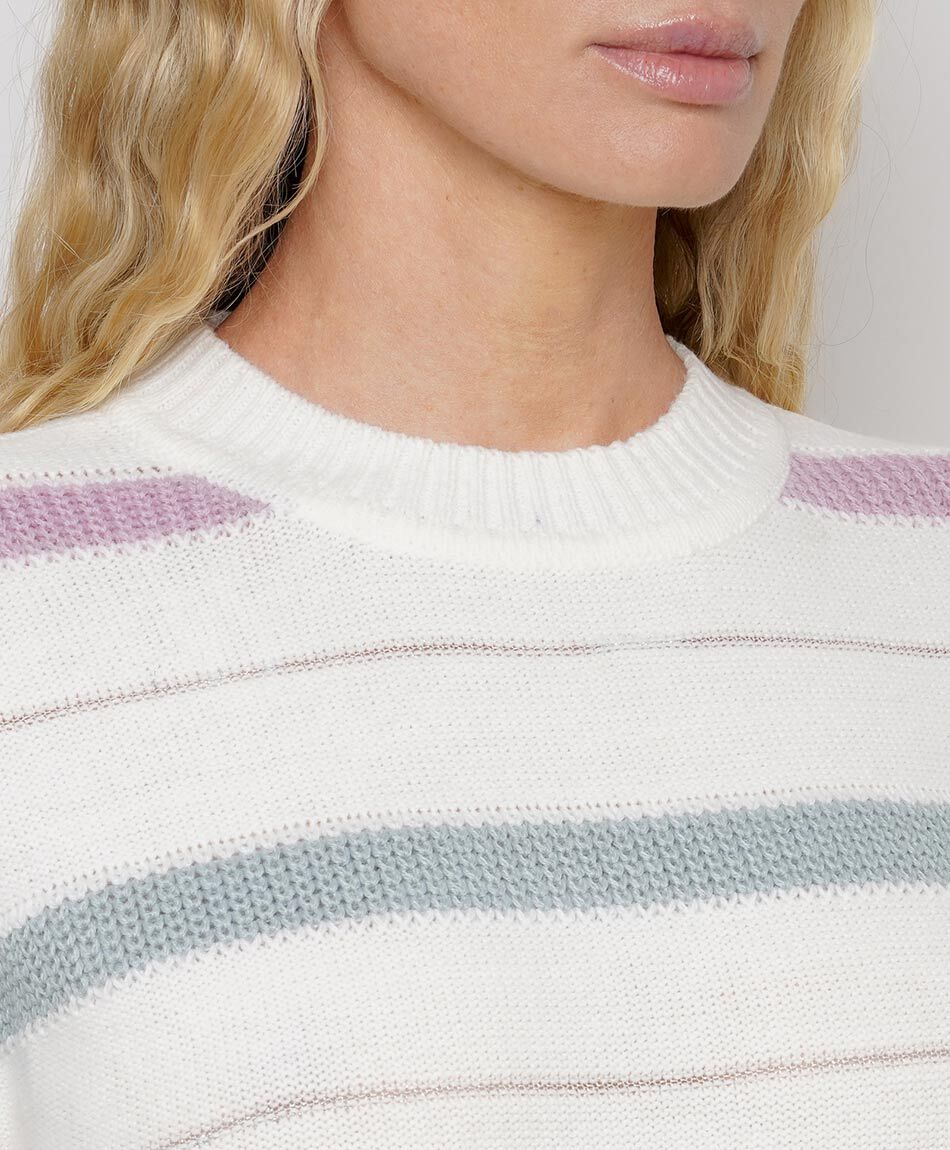 Sweater mujer rayas pastel