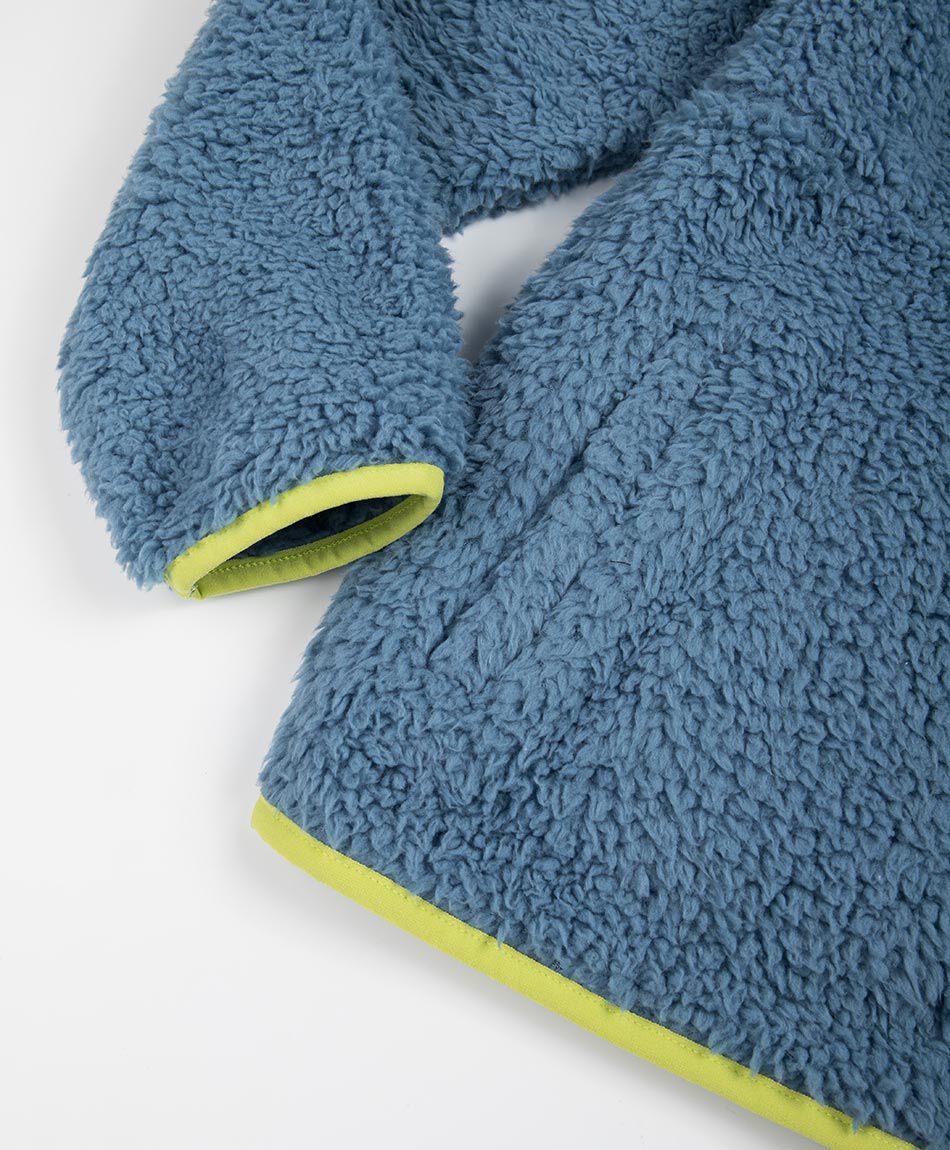 Poler&oacute;n ni&ntilde;o sin gorro sherpas blue