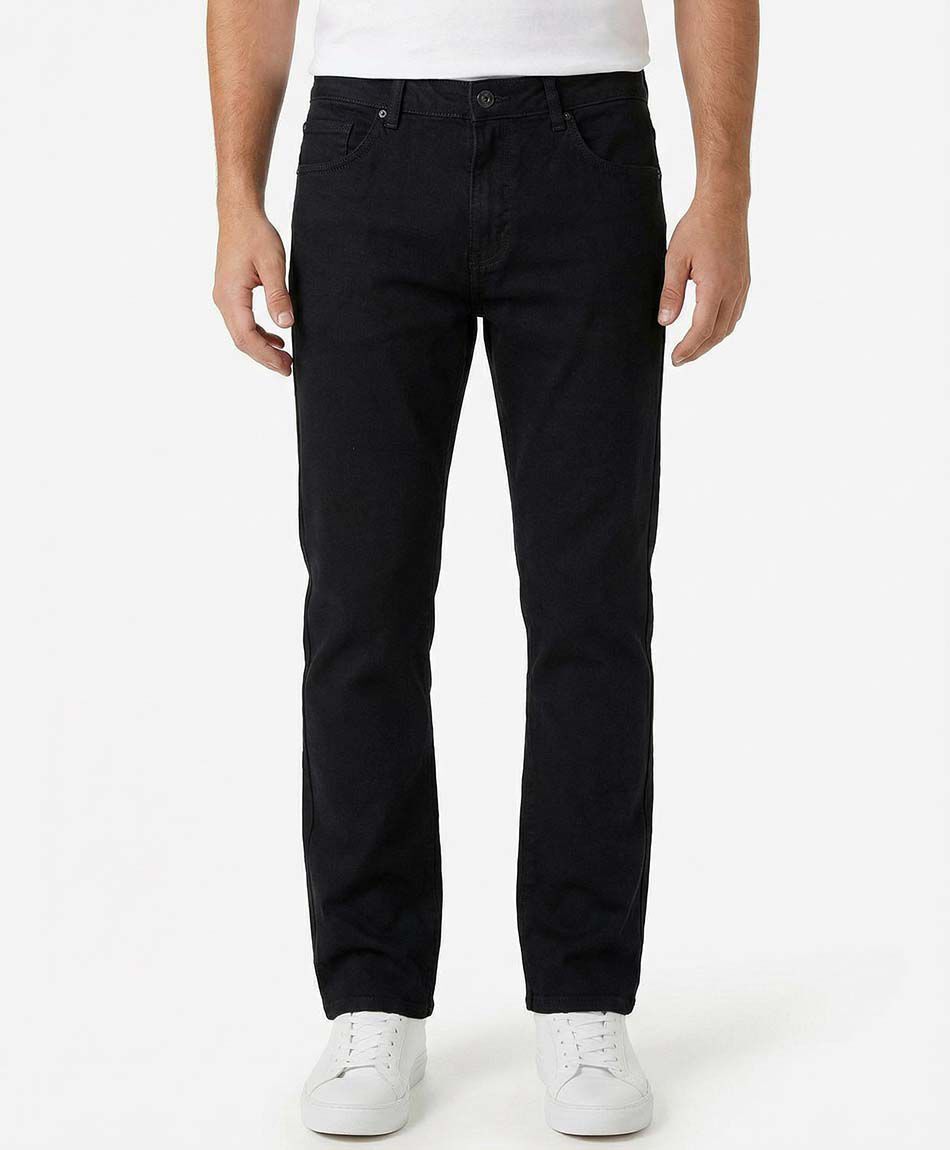 Jeans hombre negro straight