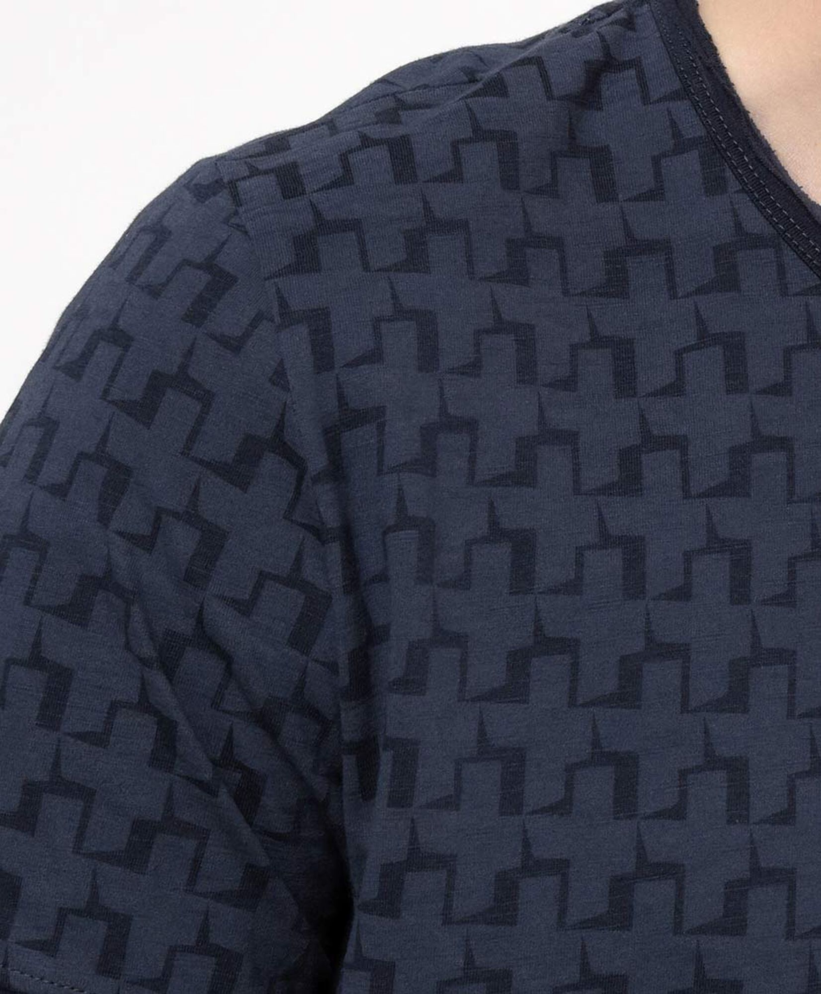 Polera hombre print bolsillo Polera hombre print bolsillo