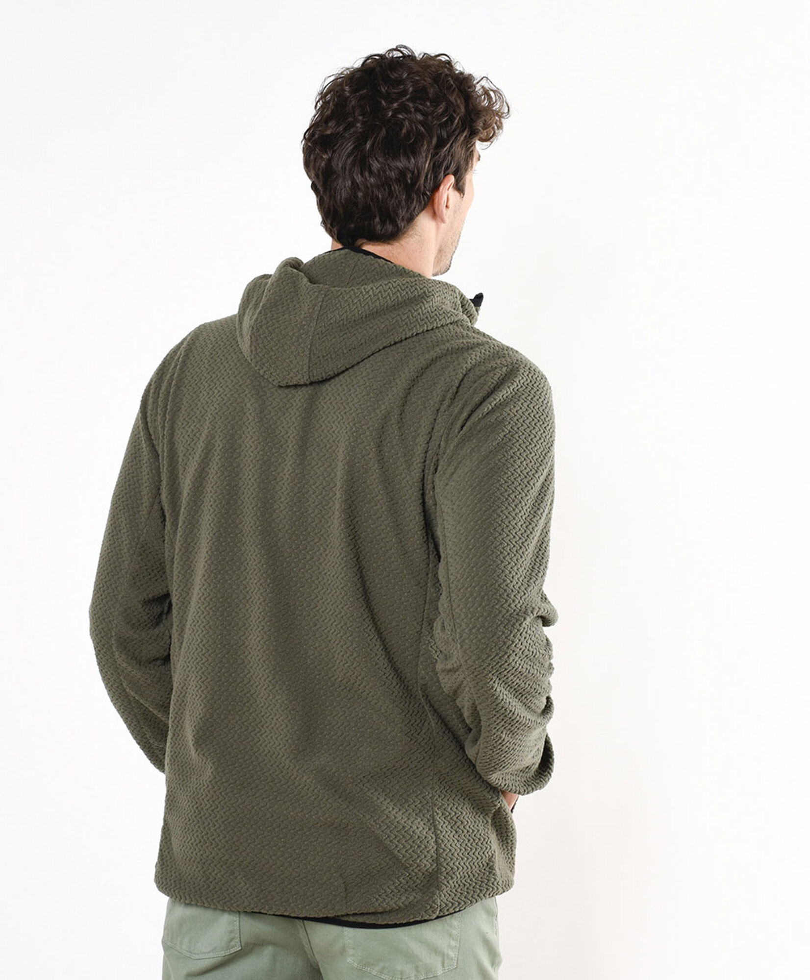 Polerón hombre outdoor textura Polerón hombre outdoor textura
