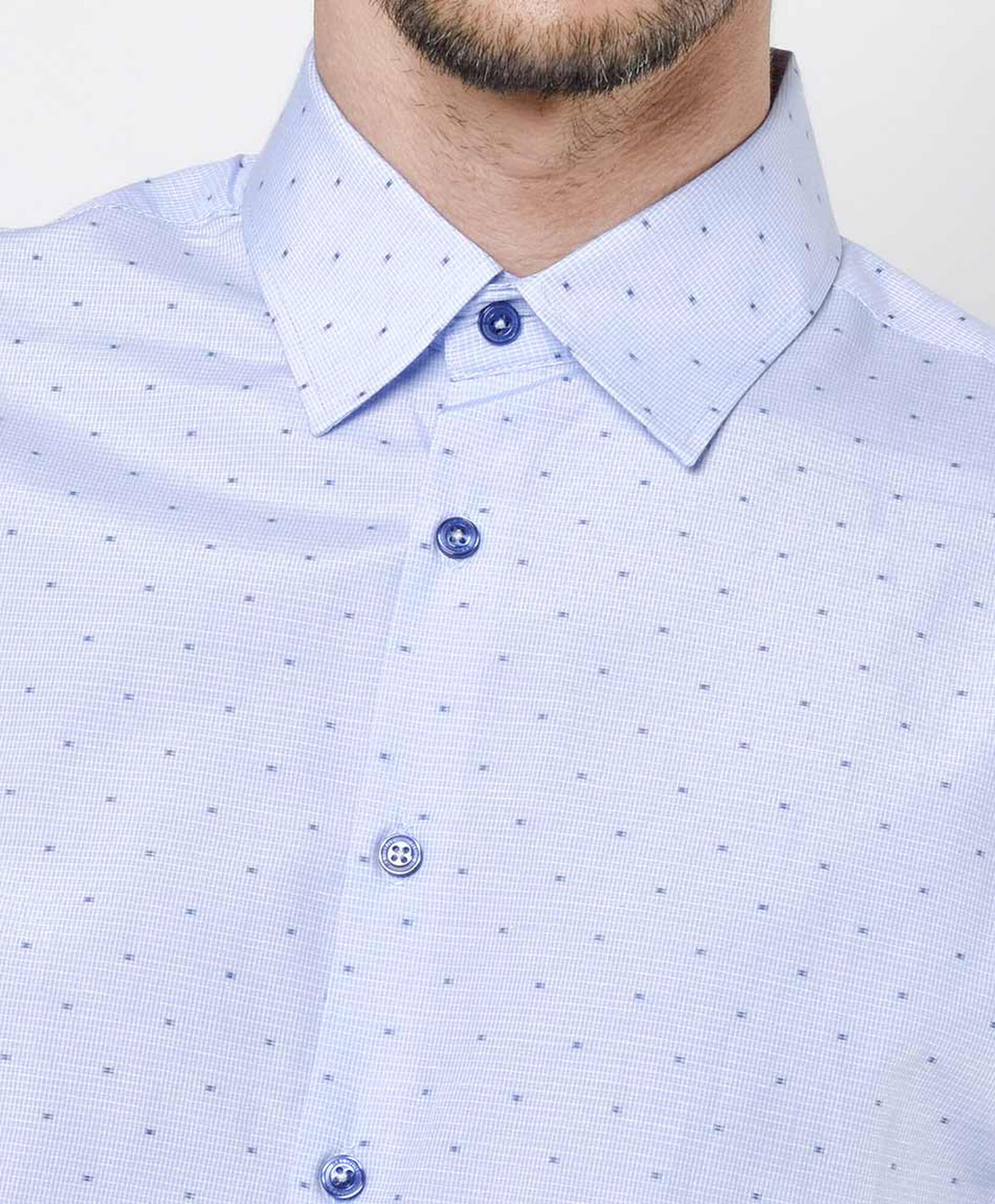Camisa hombre mini puntos Camisa hombre mini puntos
