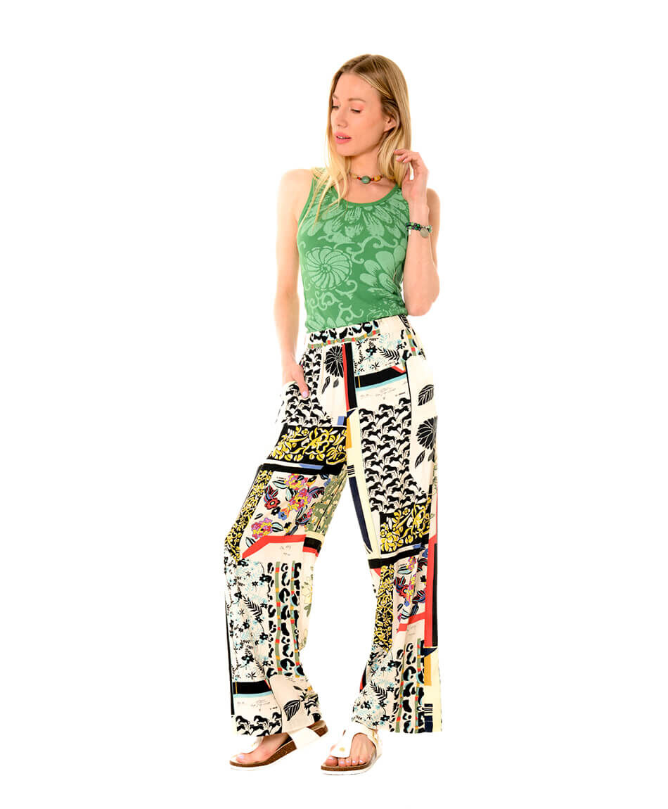 Pantalon patshwork