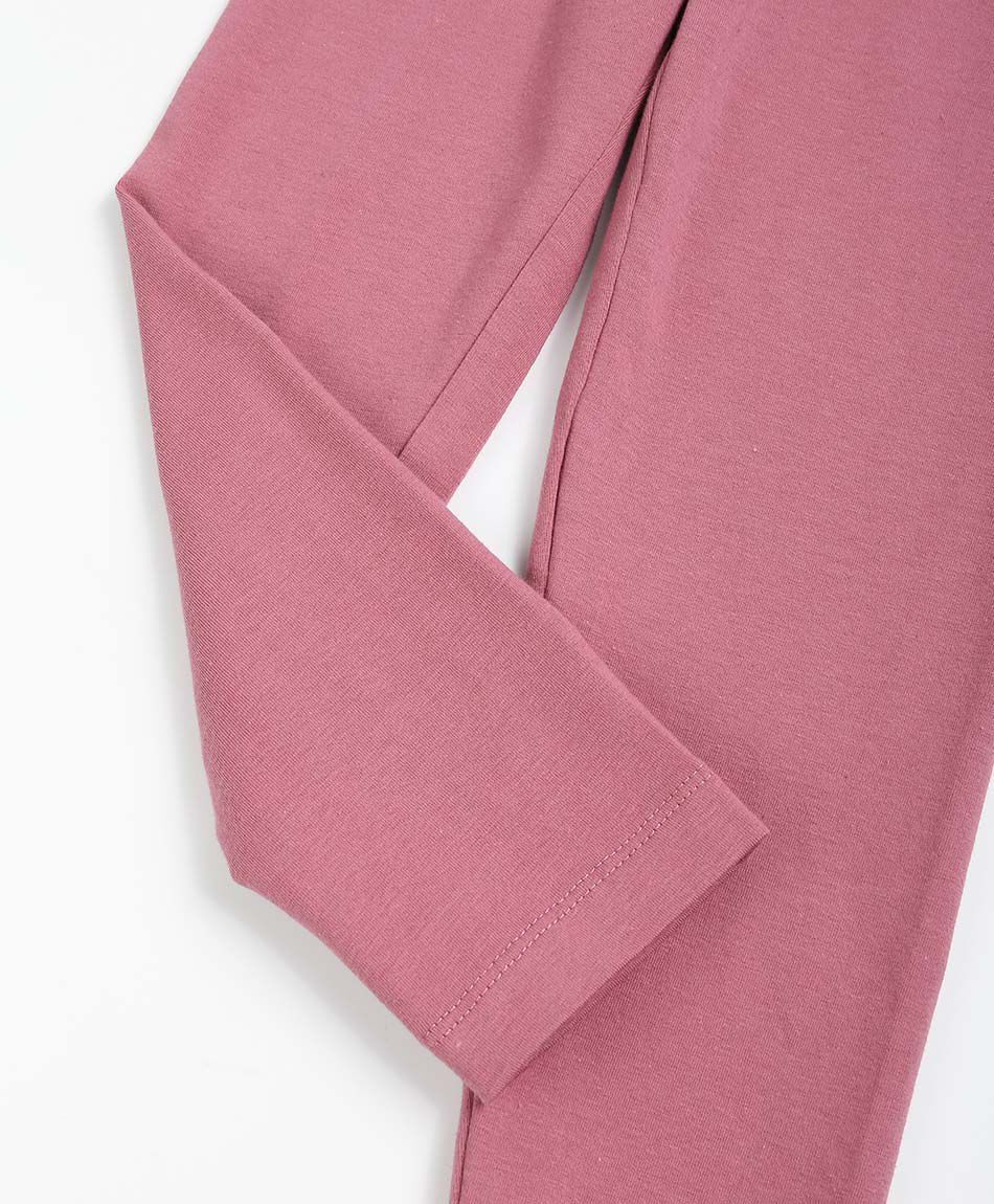 Leggins beb&eacute; arco bordado rosado