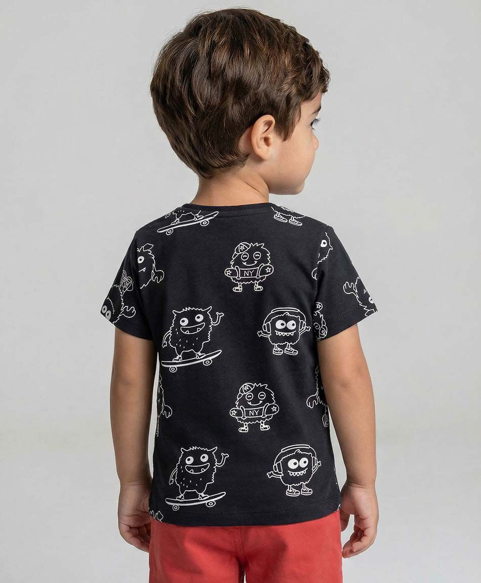 Polera beb&eacute; mounstritos