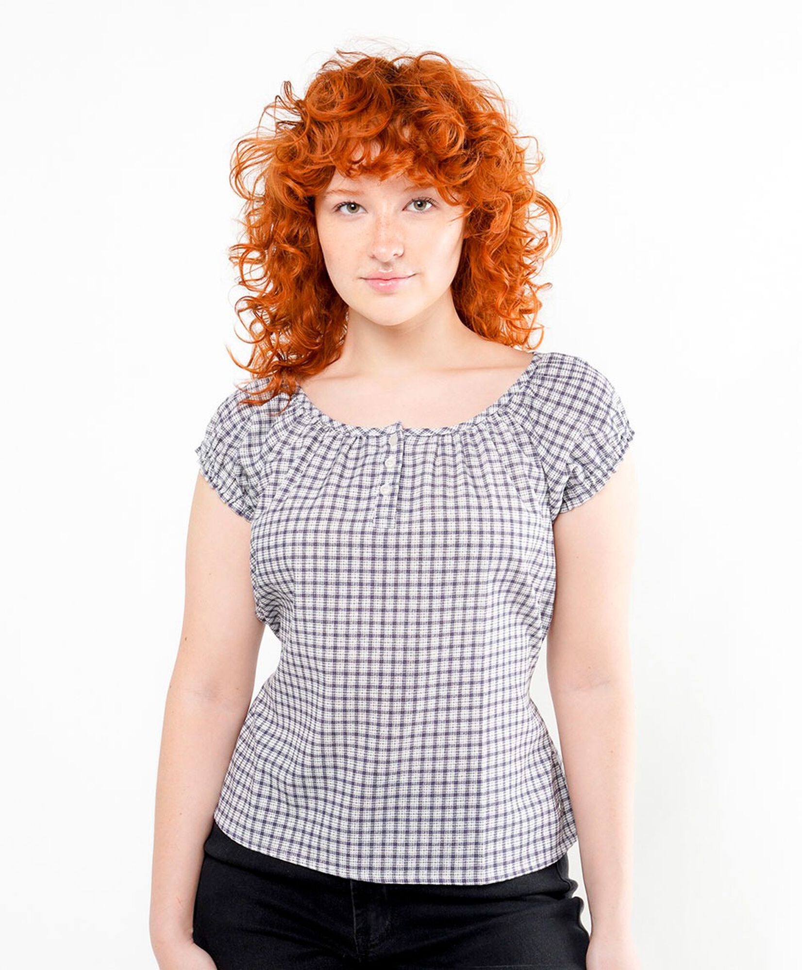 Blusa mujer cuadritos Blusa mujer cuadritos