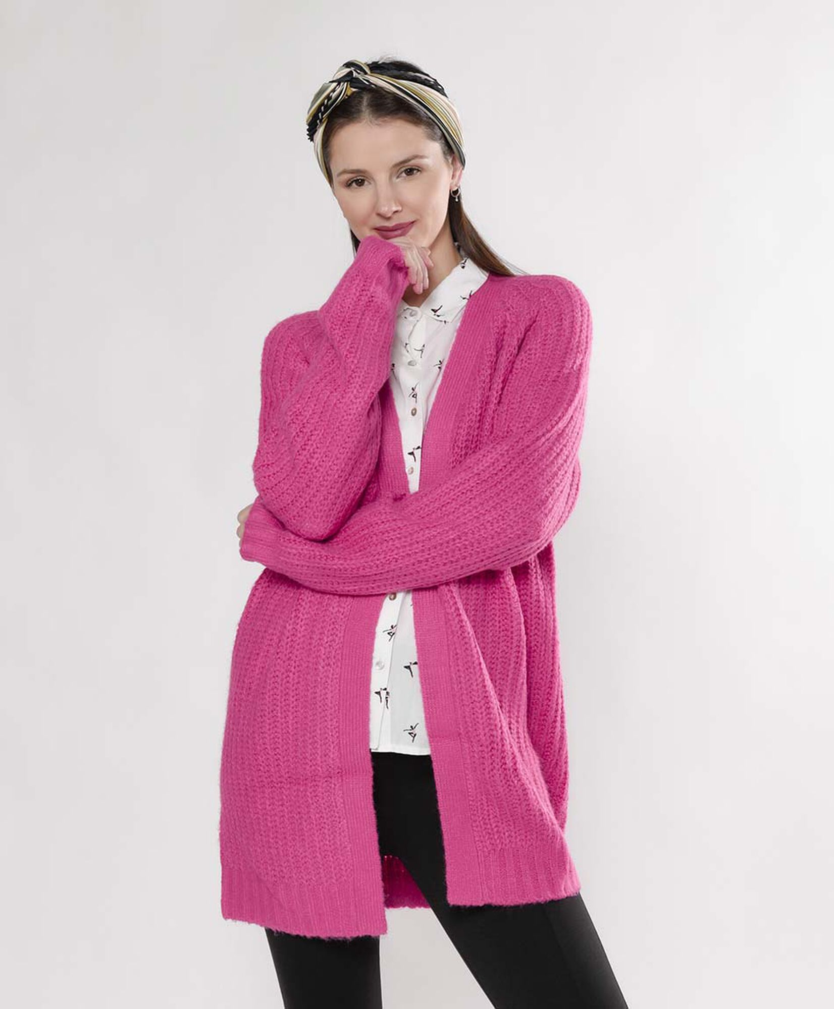 Cardigan mujer tejido vertical Cardigan mujer tejido vertical