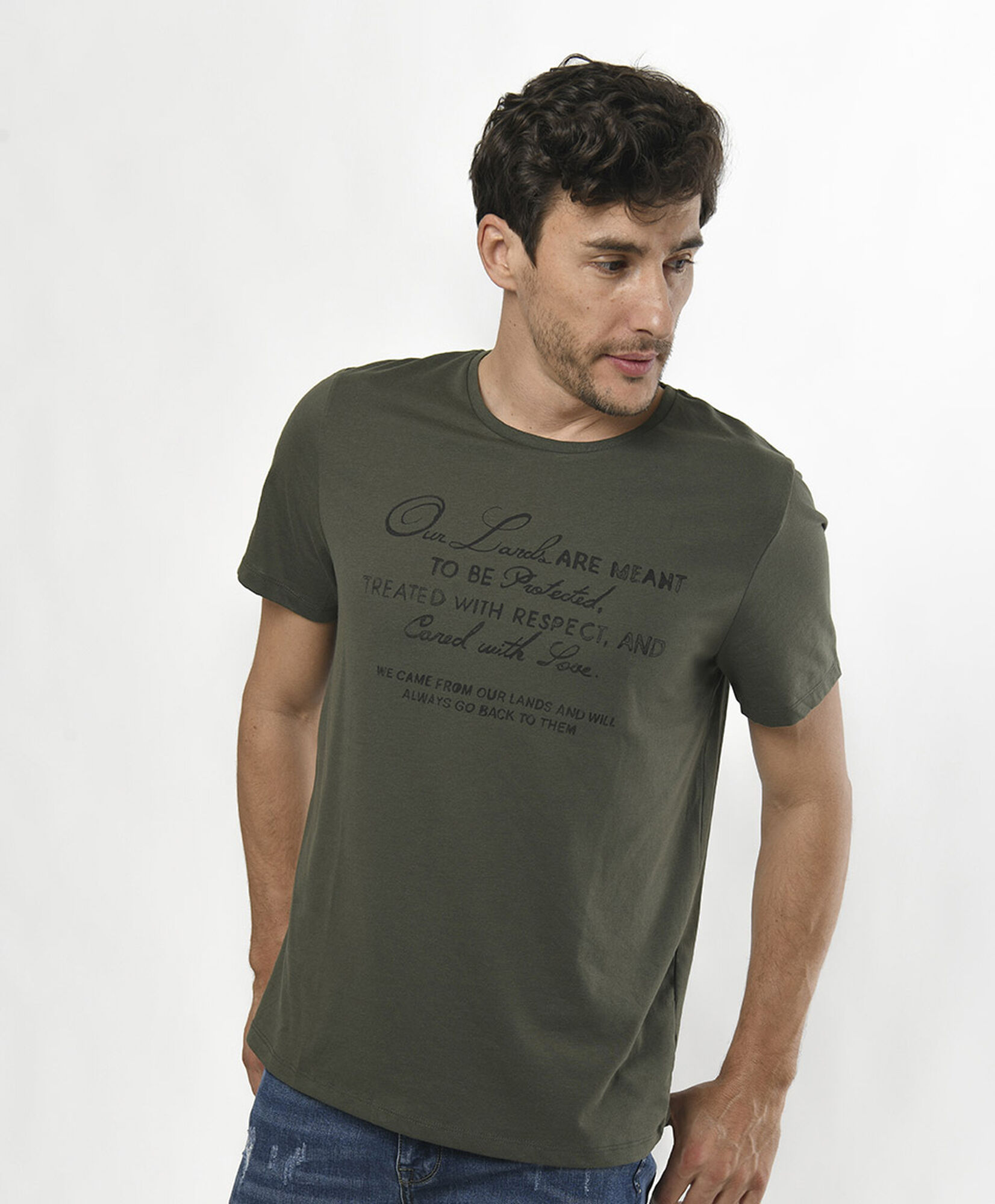 Polera hombre texto Polera hombre texto