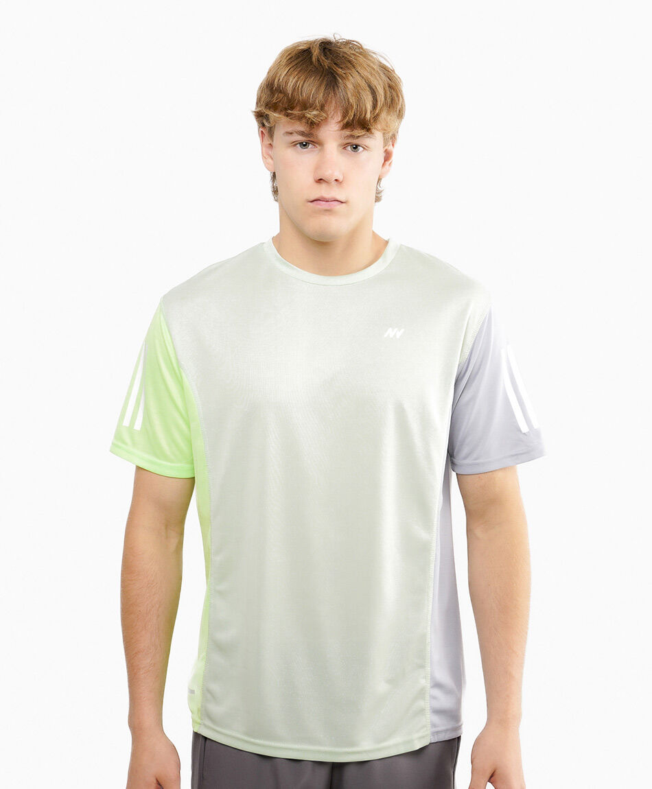 Polera deportiva hombre grey run