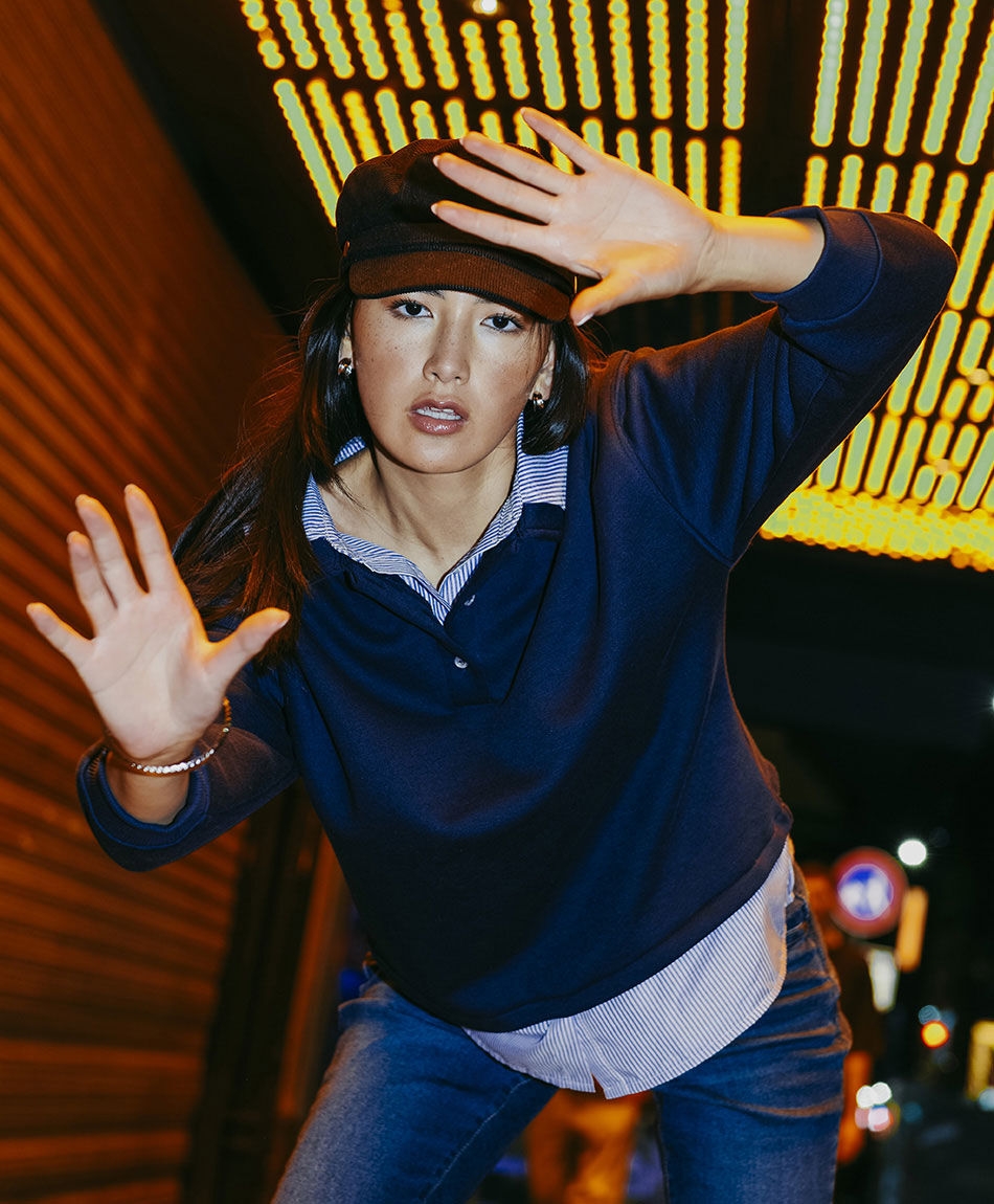 Poler&oacute;n mujer look diario