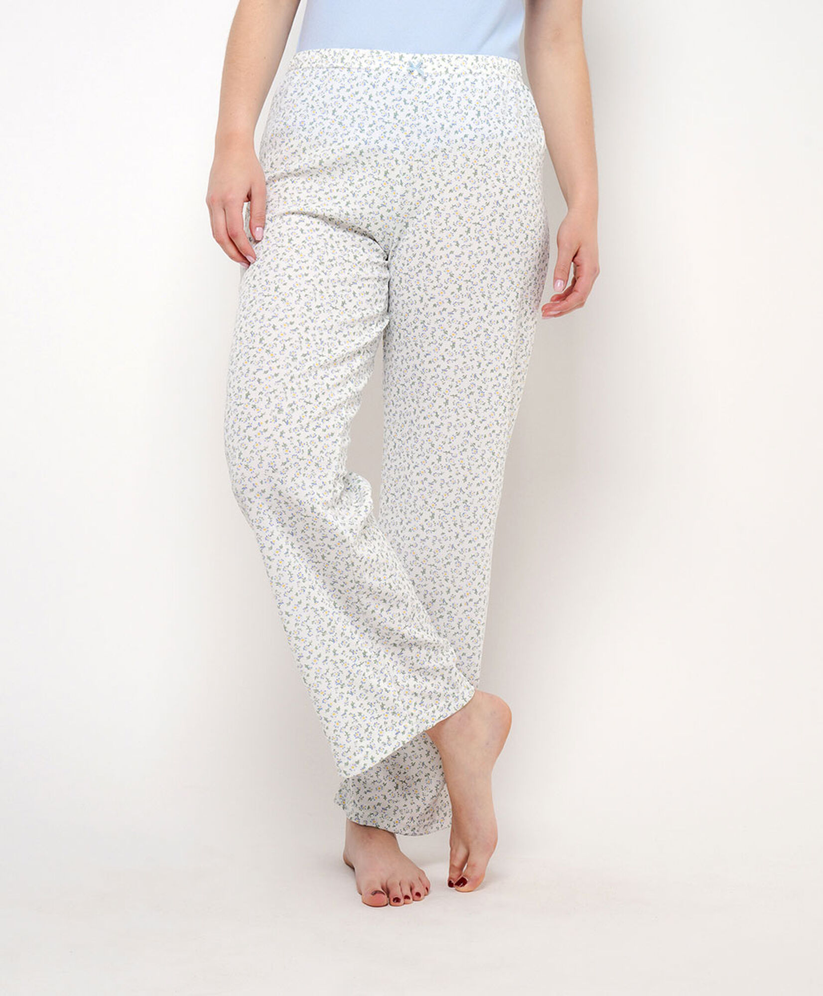 Pijama mujer jacquard azul Pijama mujer jacquard azul