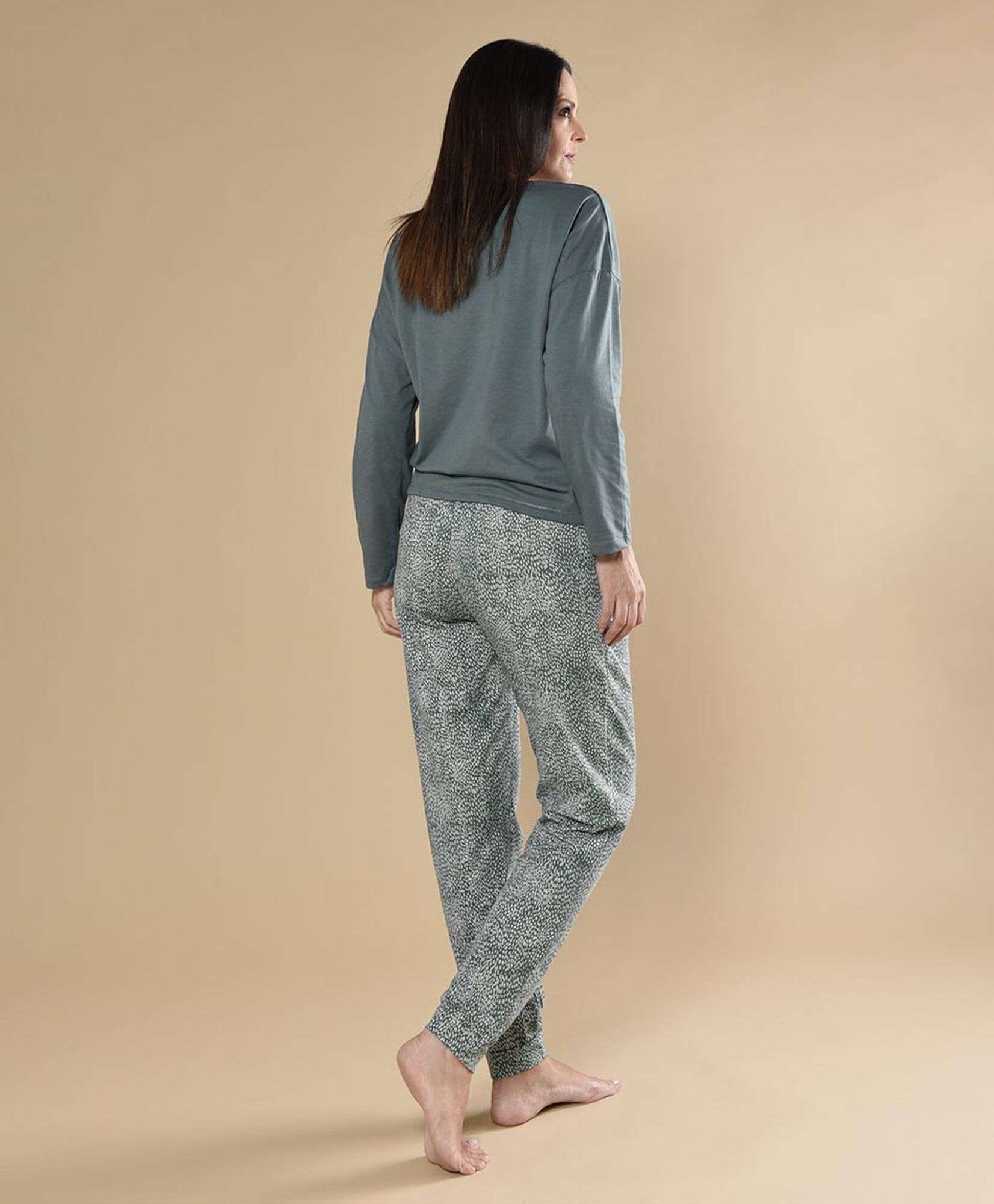 Pijama mujer amarra print 2 piezas Pijama mujer amarra print 2 piezas