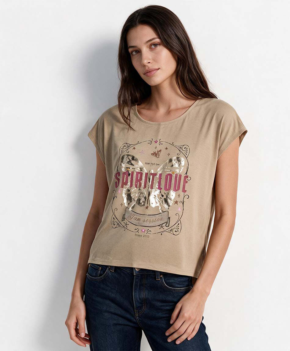 Polera mujer rock