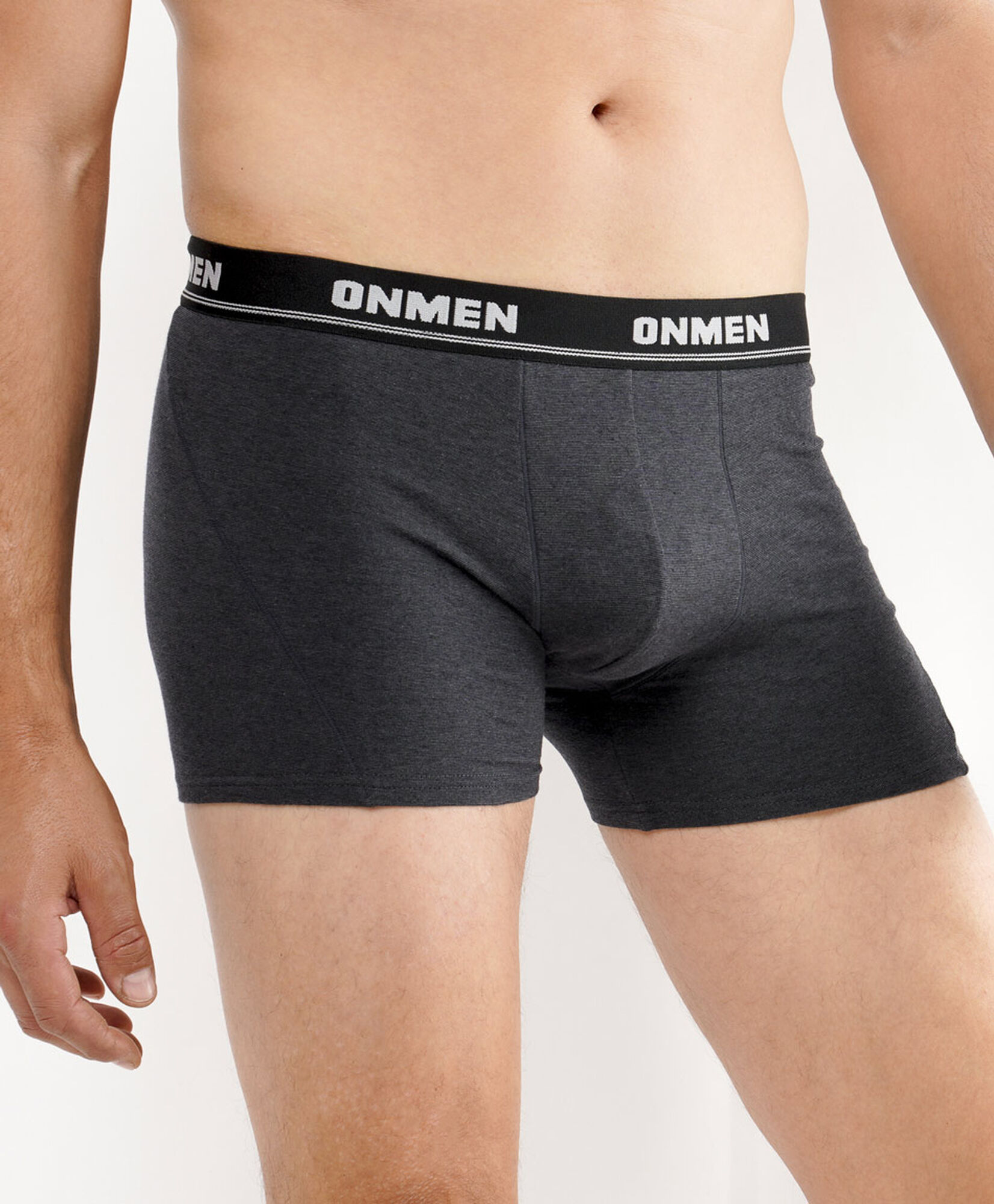Pack 2 boxer hombre floreado y liso Pack 2 boxer hombre floreado y liso