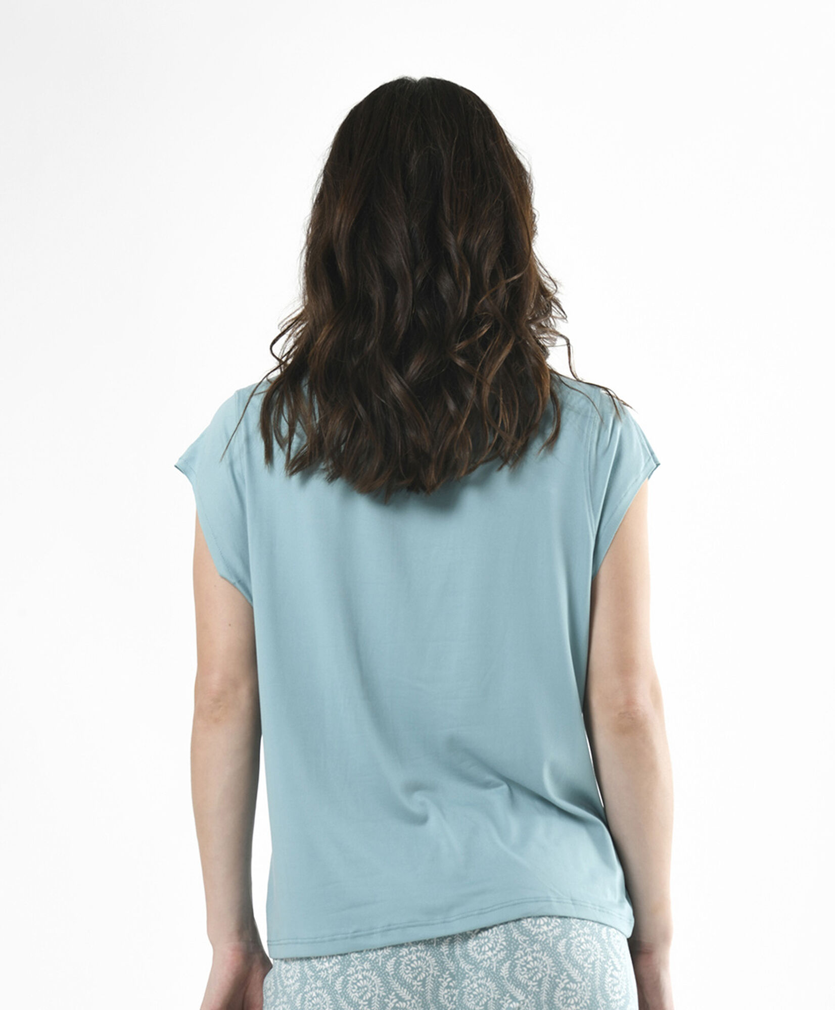 Pijama mujer estampado bicolor 2 piezas Pijama mujer estampado bicolor 2 piezas