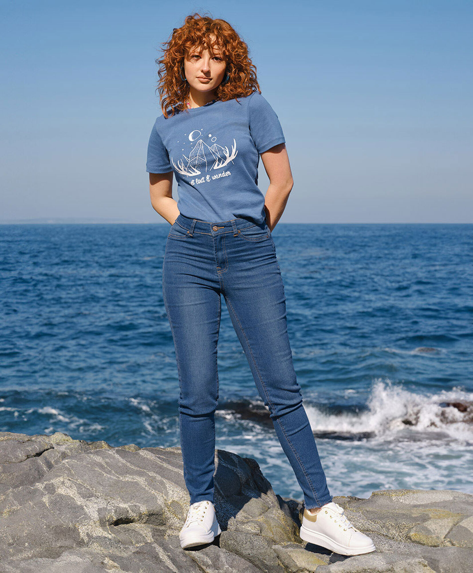 Jeans mujer azul skinny fit Jeans mujer azul skinny fit