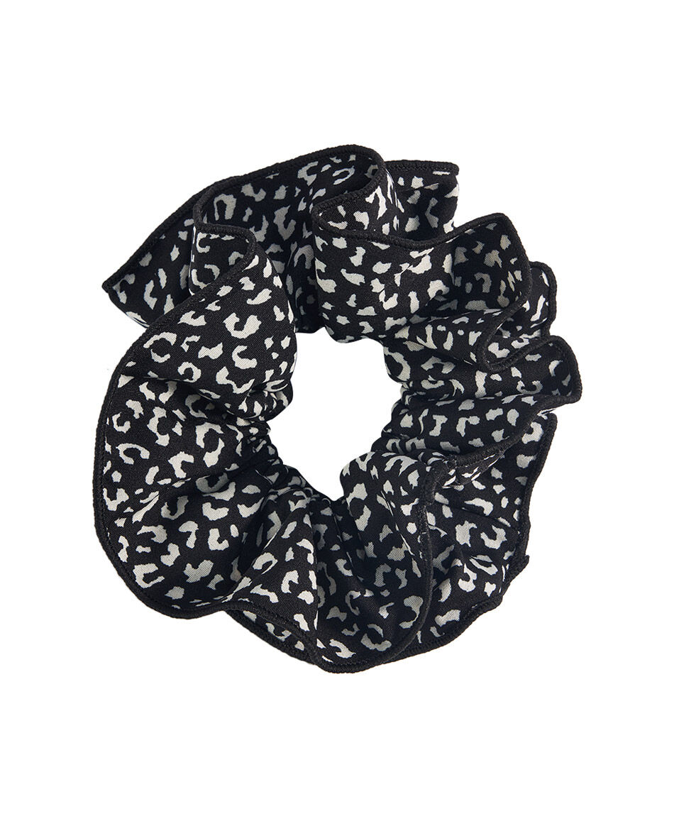 Colet mujer animal print negro