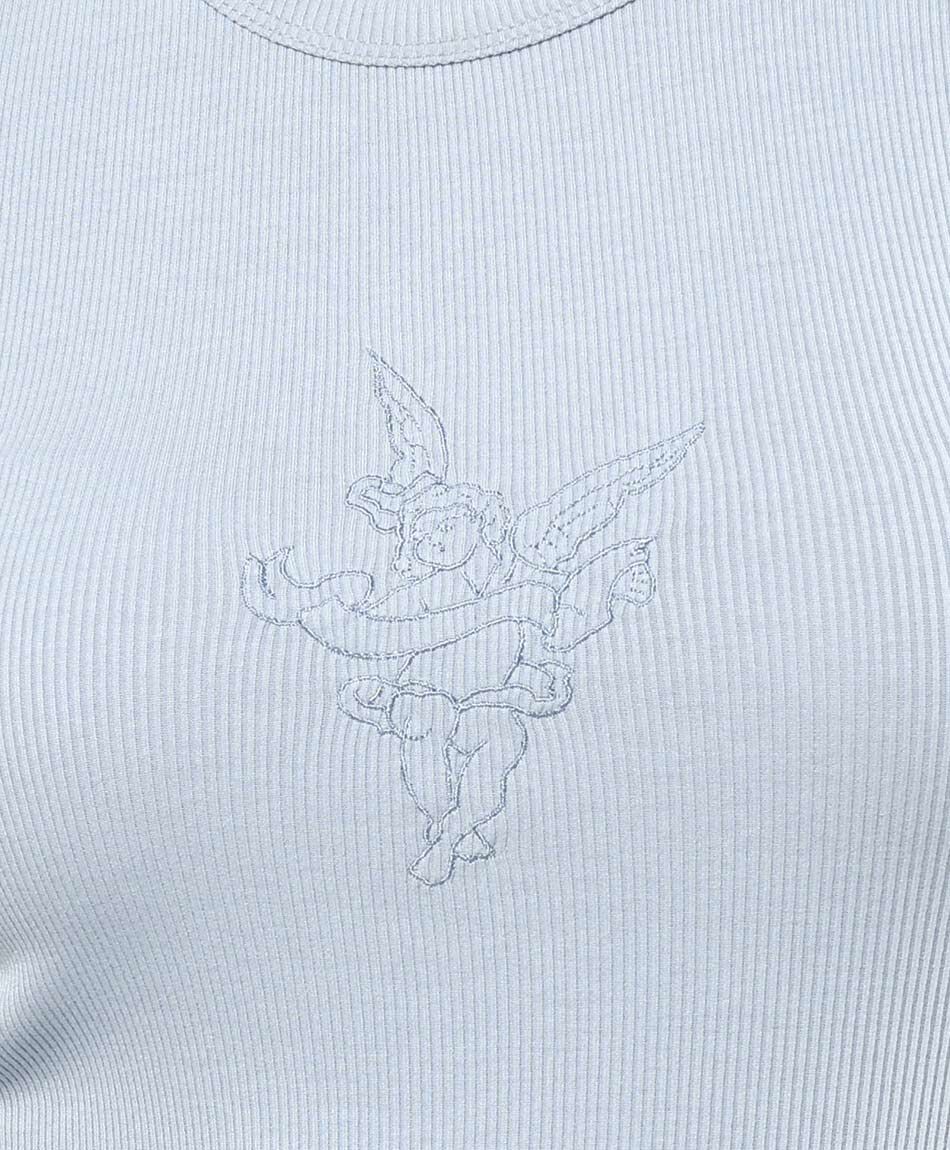 Polera mujer bordado angel