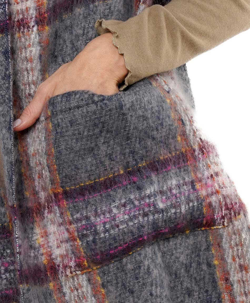 Ruana mujer dise&ntilde;o pockets