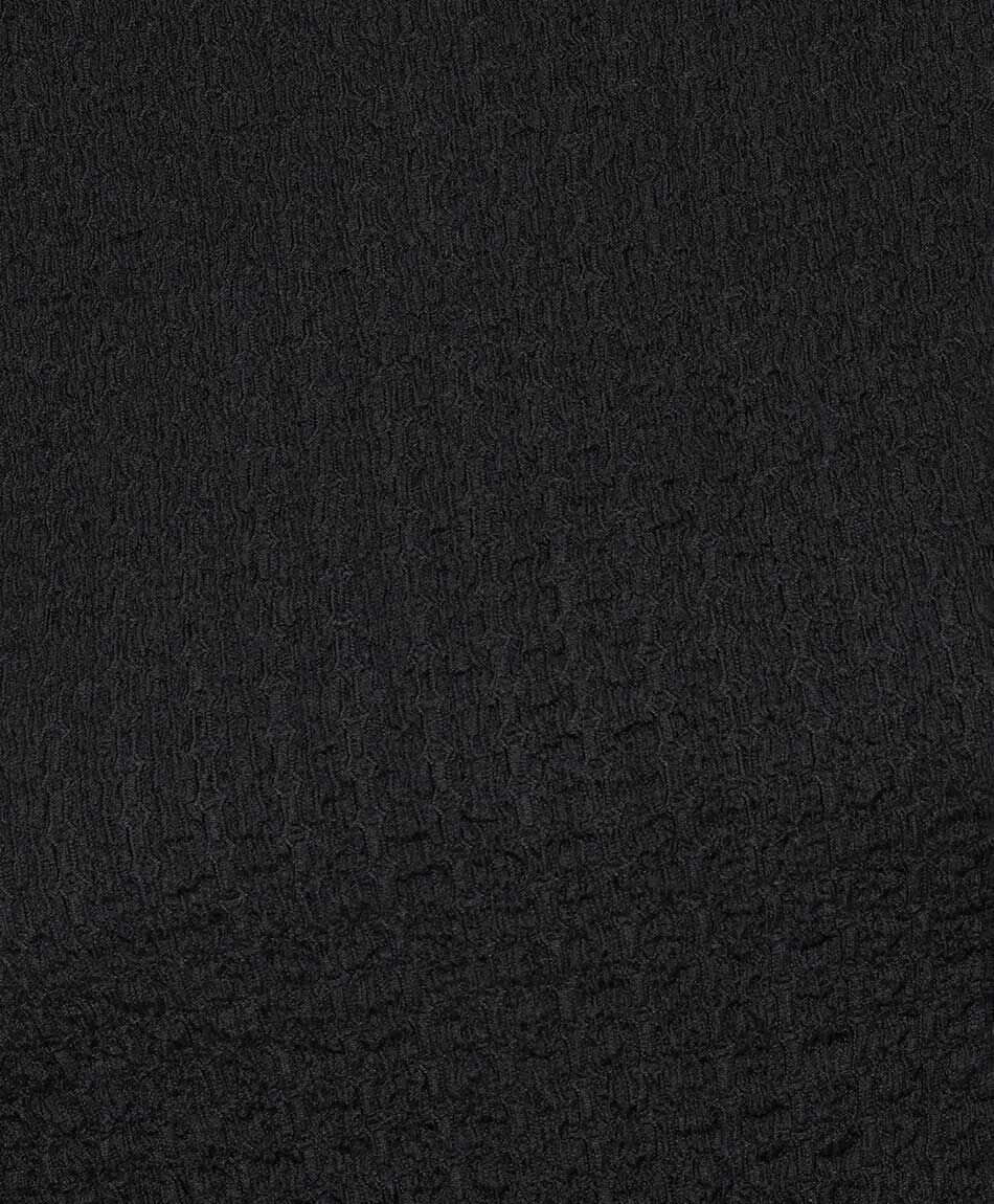 Polera mujer texturizada black