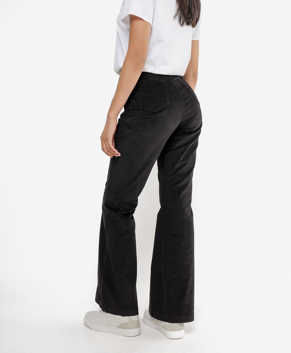 Pantal&oacute;n mujer corderoy flare