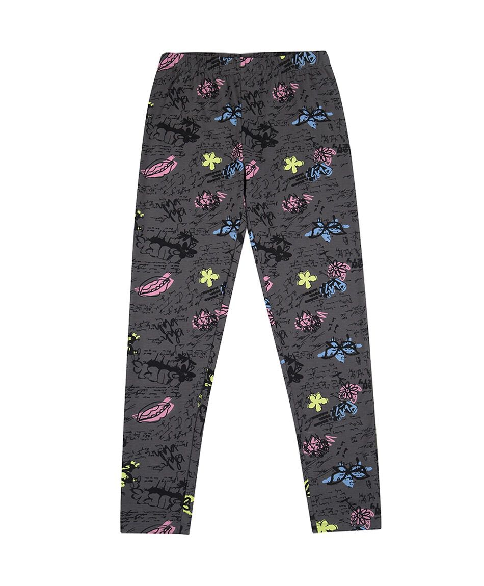 Pack 2 leggins ni&ntilde;a graffiti