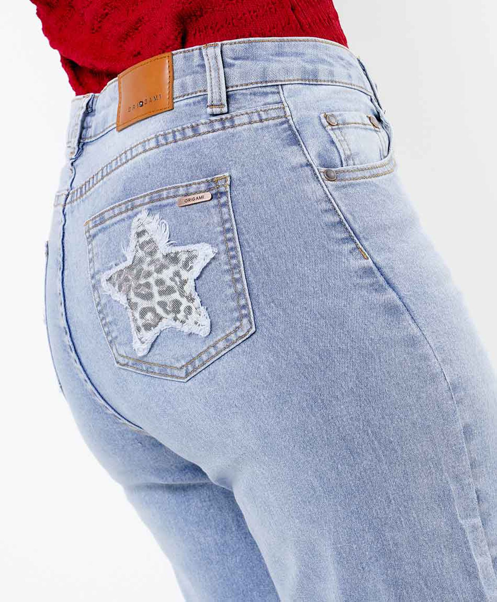 Jeans mujer estrellas animal print wide Jeans mujer estrellas animal print wide