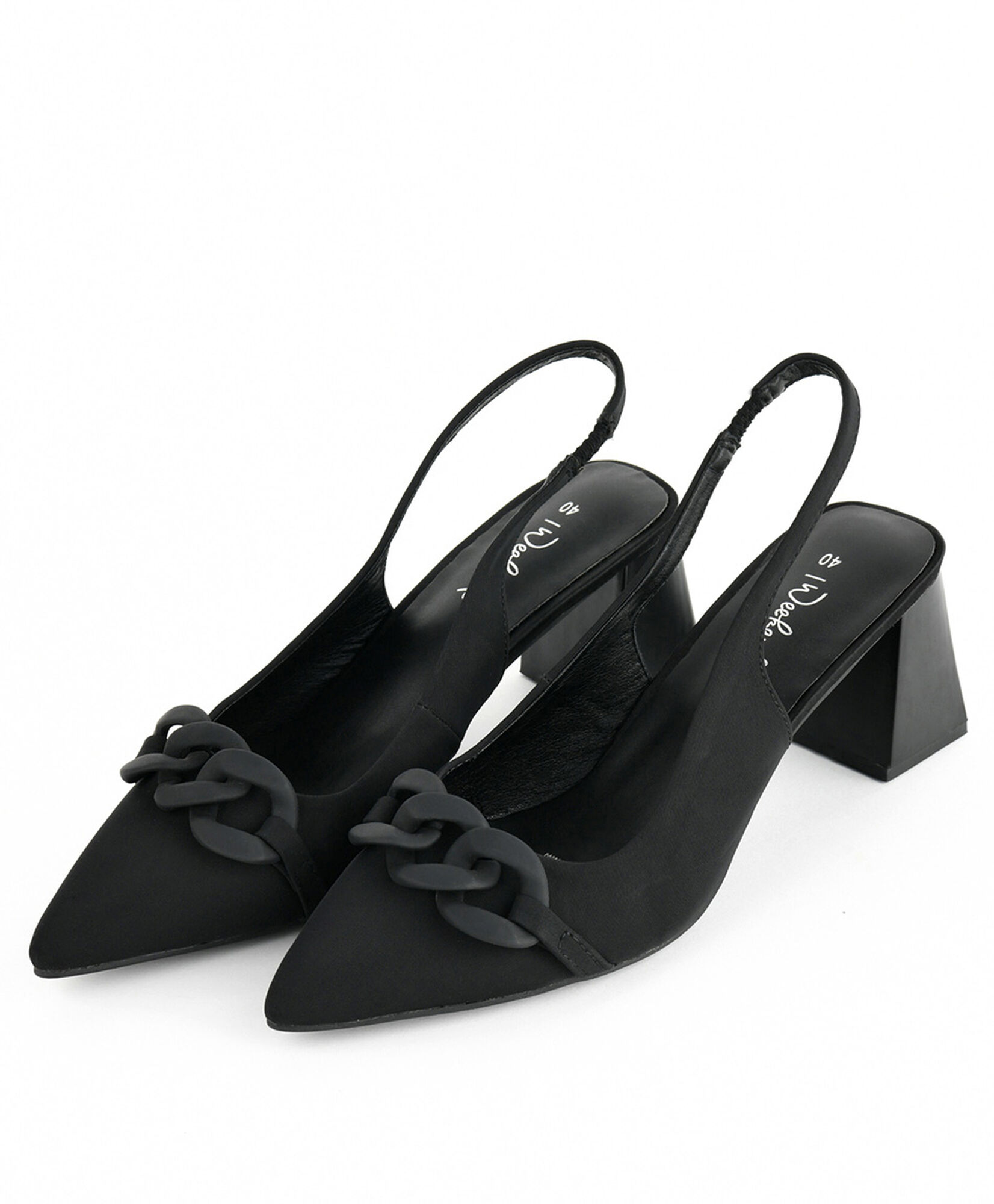 Zapato mujer forrado cadena Zapato mujer forrado cadena