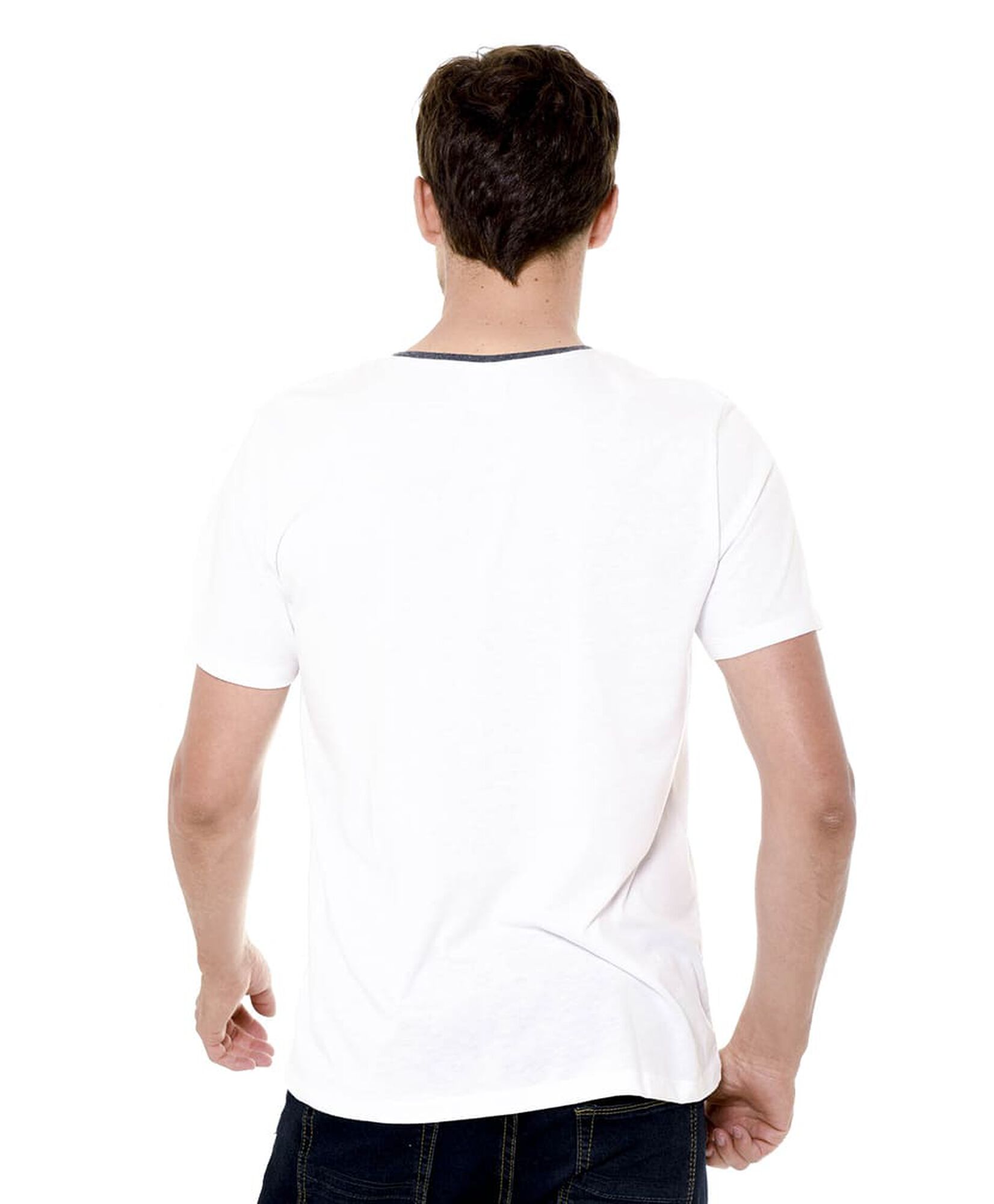 Polera cuello color Polera cuello color