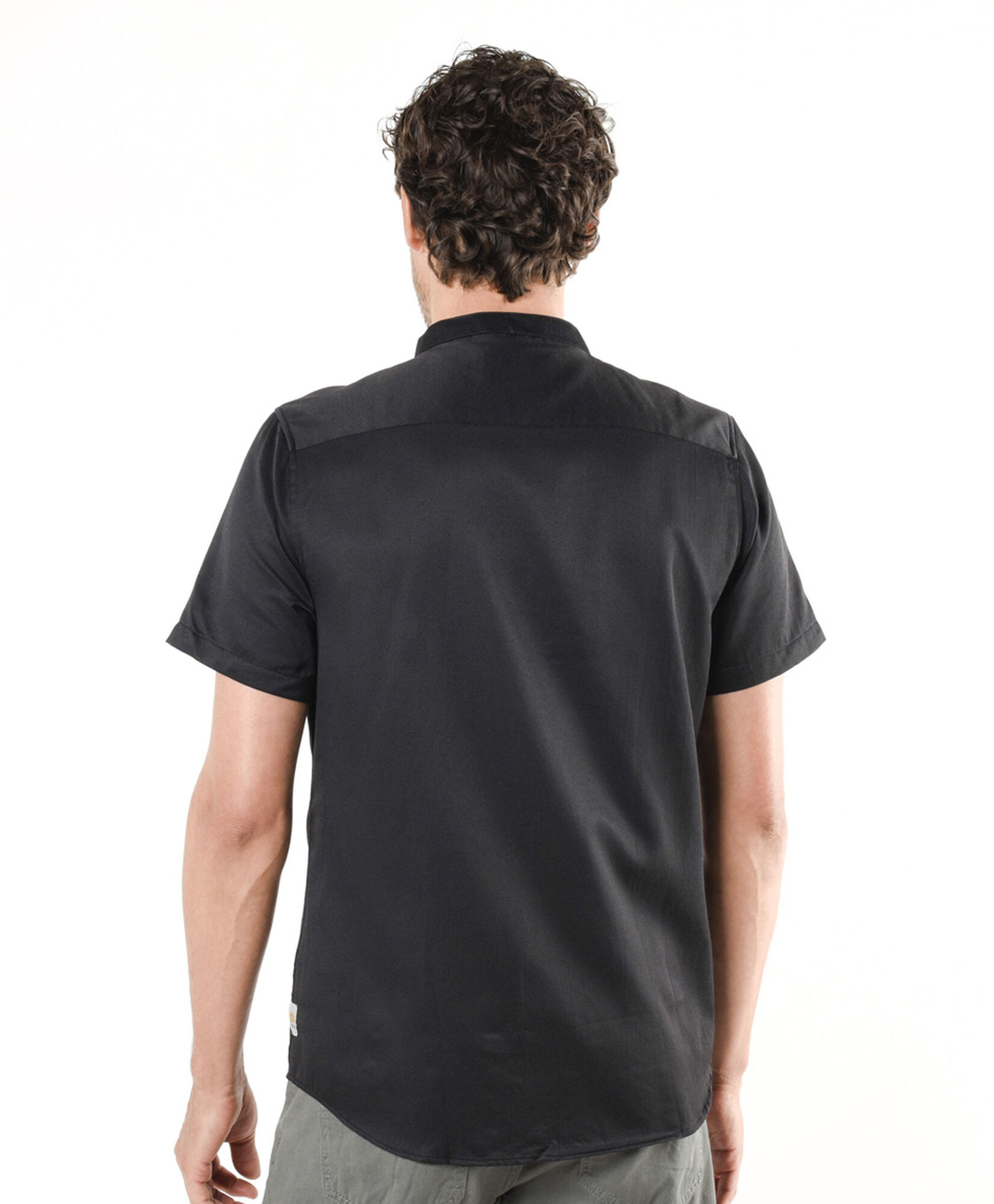 Camisa hombre lisa cuello mao Camisa hombre lisa cuello mao