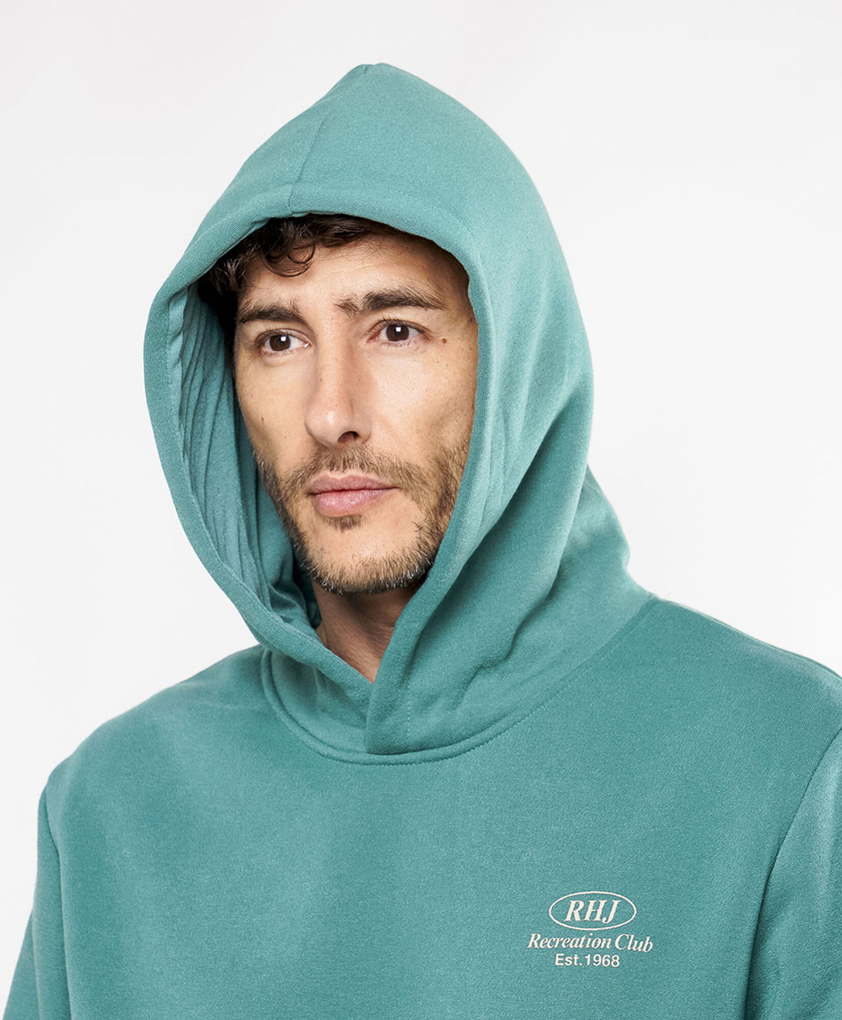 Polerón hombre doble estampado new york Polerón hombre doble estampado new york