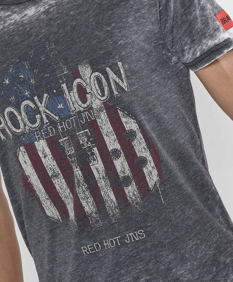 Polera hombre desgastada