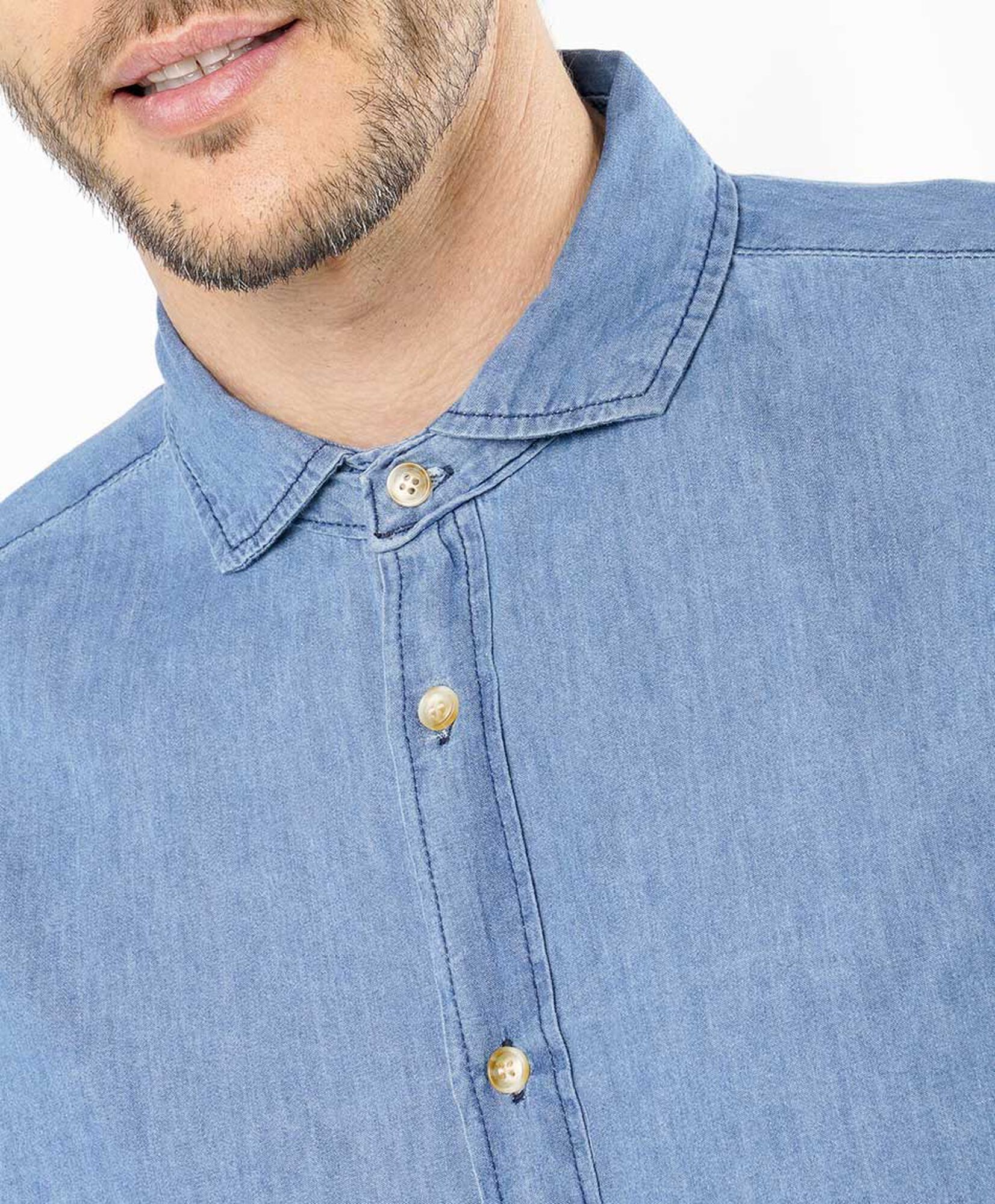 Camisa hombre denim Camisa hombre denim