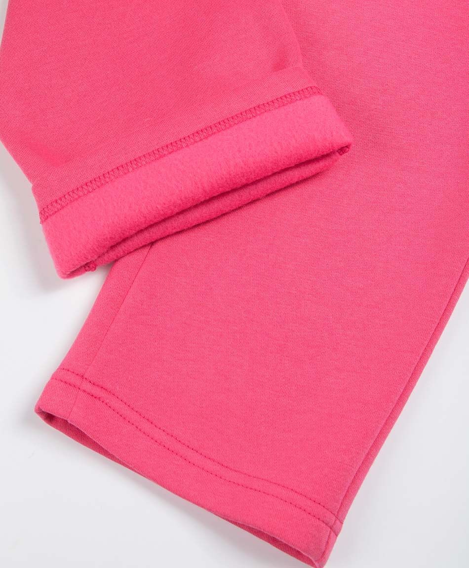 Pantal&oacute;n buzo ni&ntilde;a b&aacute;sico fucsia