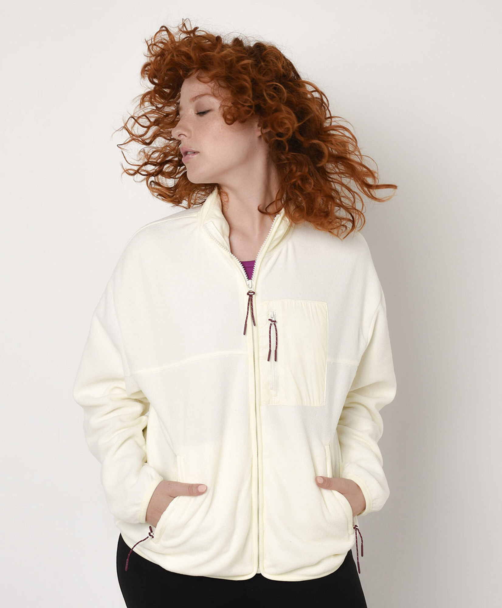 Polar deportivo mujer bolsillos Polar deportivo mujer bolsillos