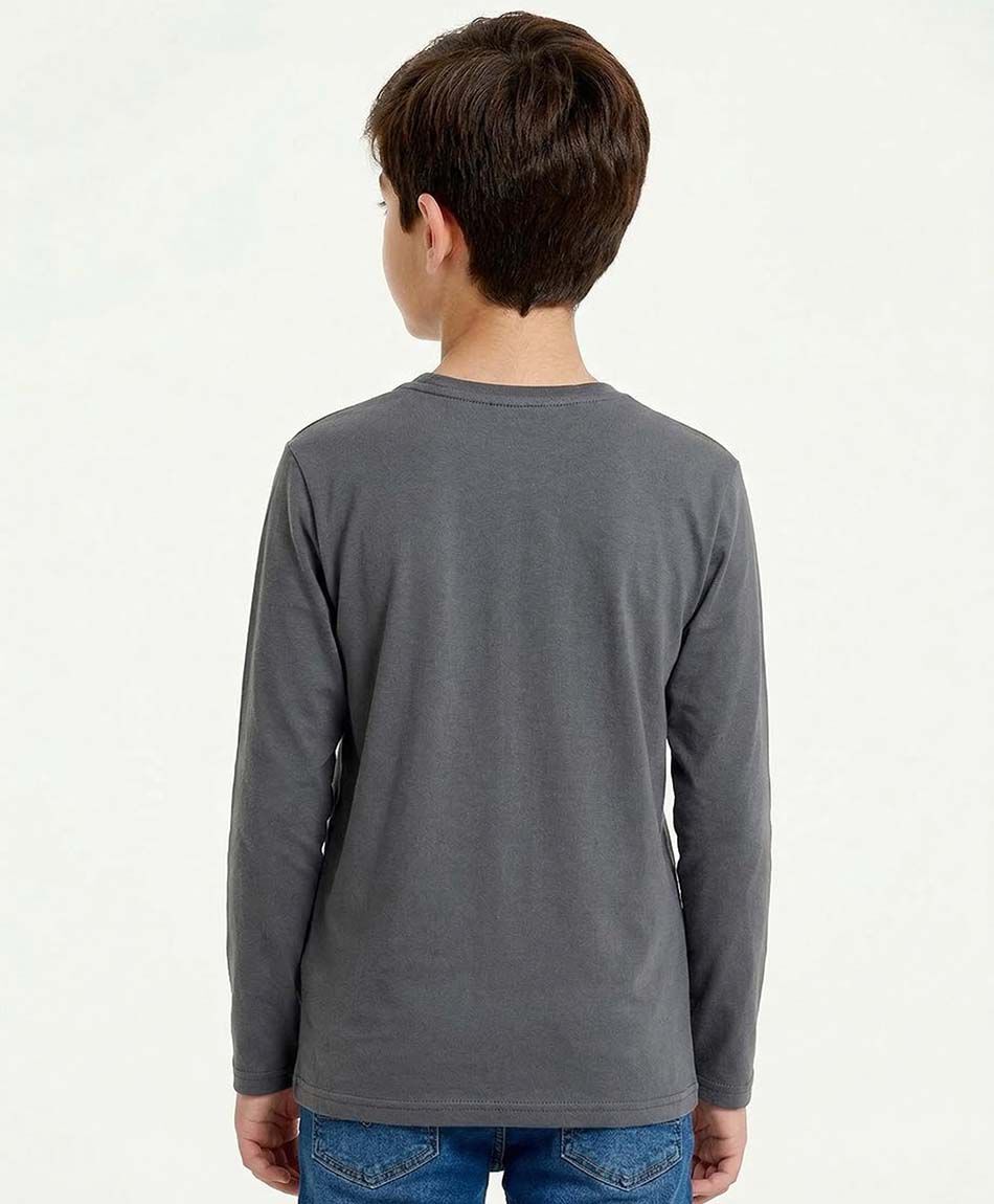 Polera ni&ntilde;o estampado esqueleto