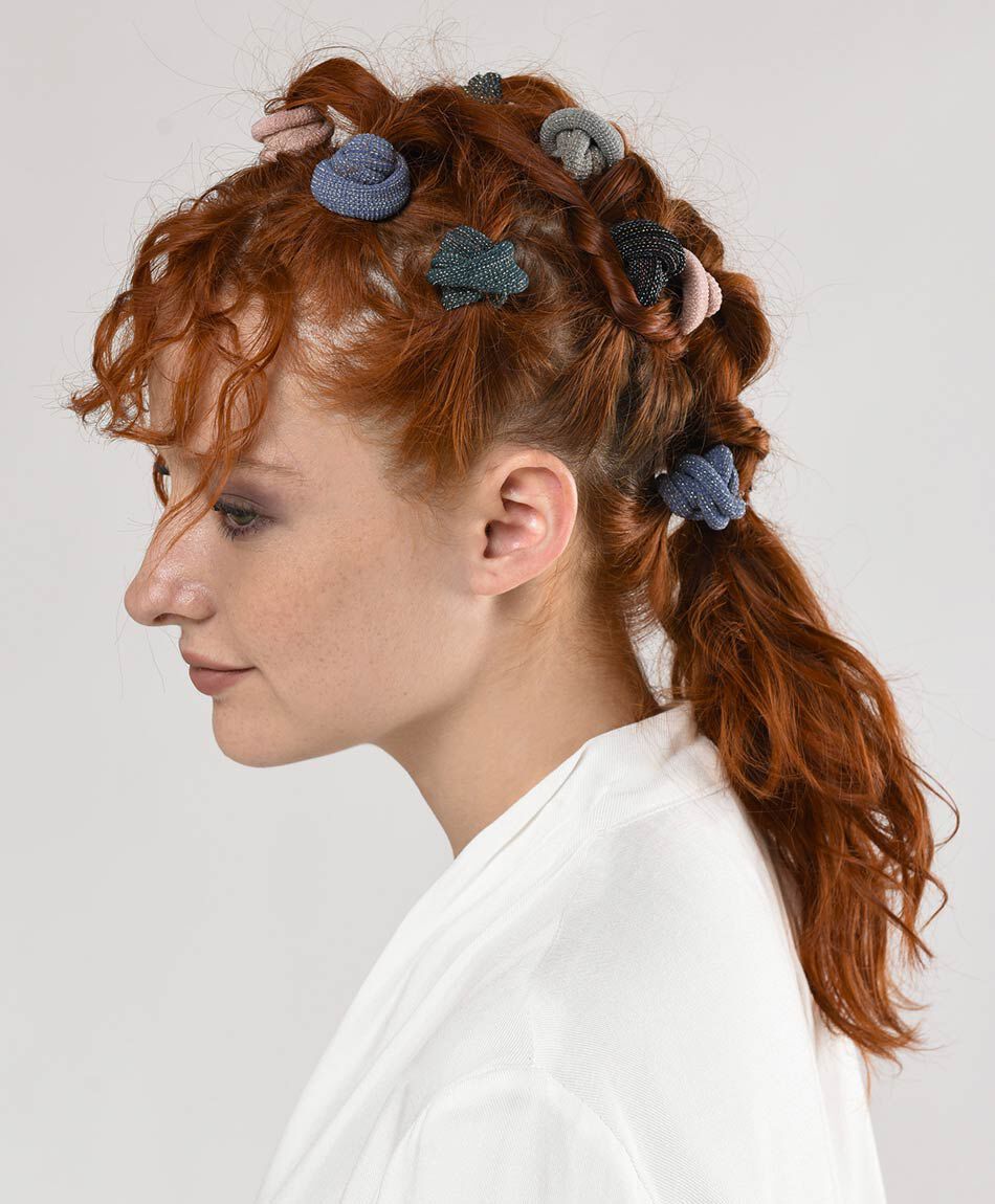 Set de colets mujer brillantes 12 piezas