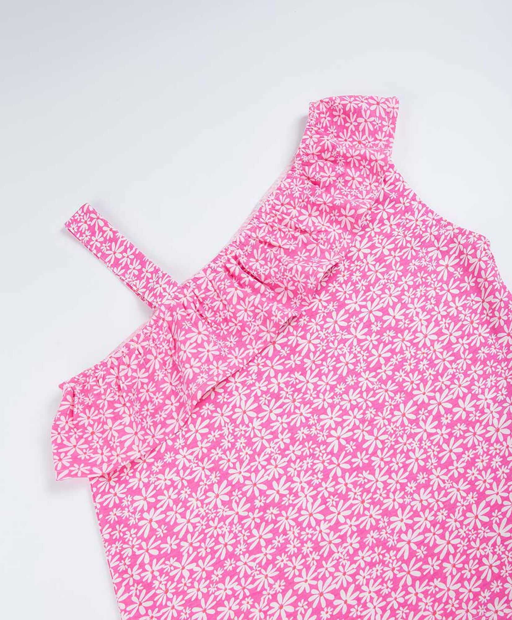 Polera niña sin hombro florcitas Polera niña sin hombro florcitas