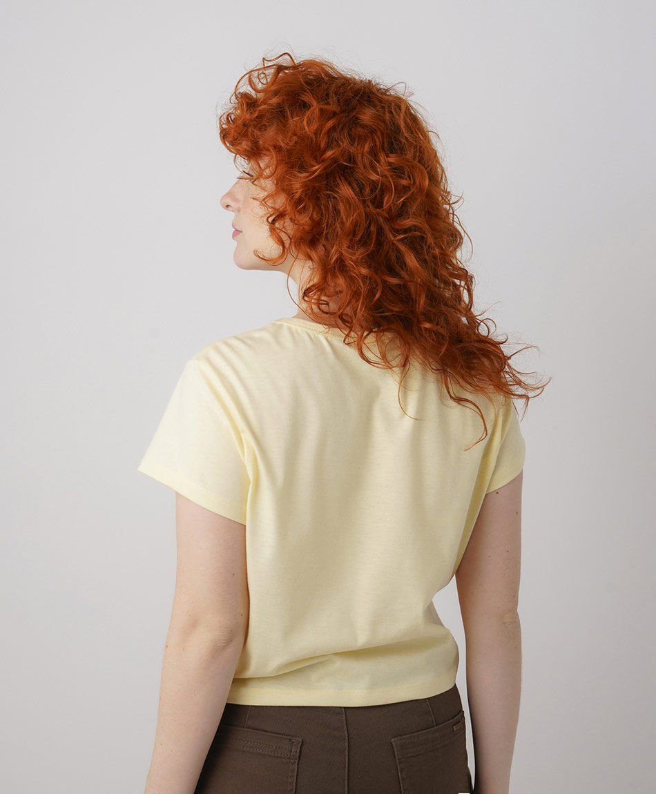 Polera mujer torta crop