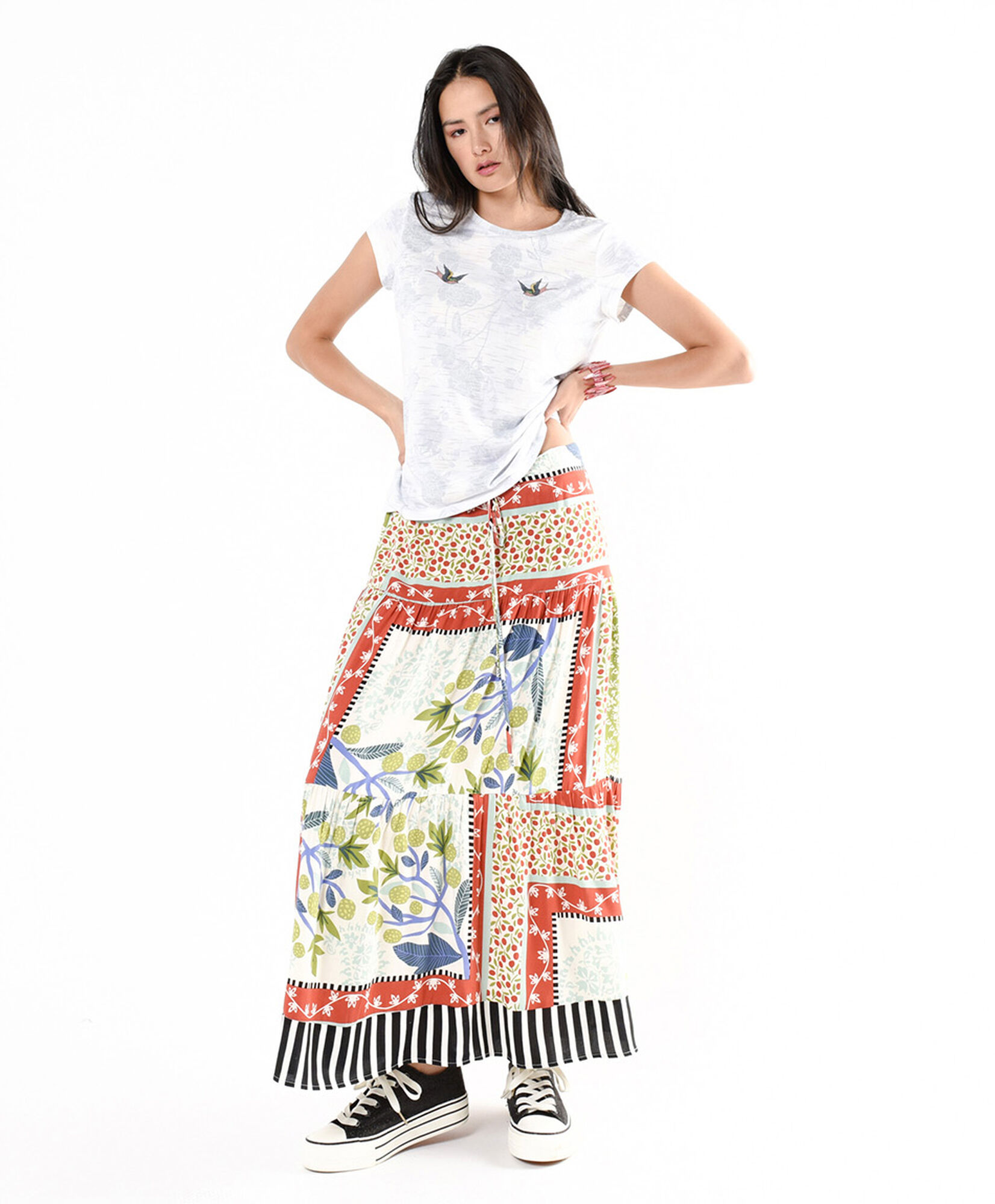 Falda mujer estampado mix Falda mujer estampado mix