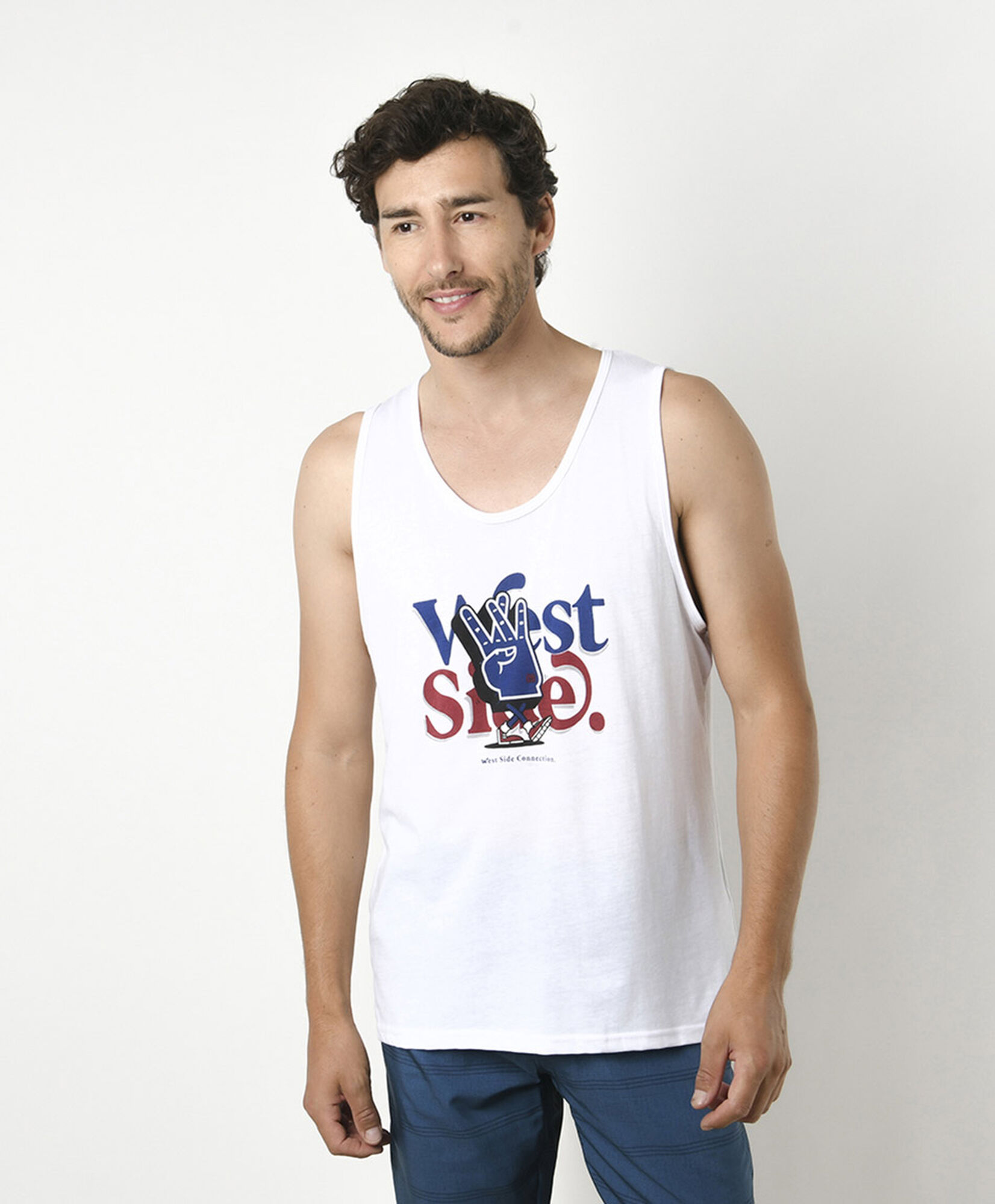 Polera hombre west side sin mangas Polera hombre west side sin mangas