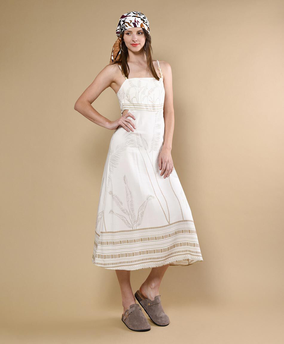 Vestido midi tirantes