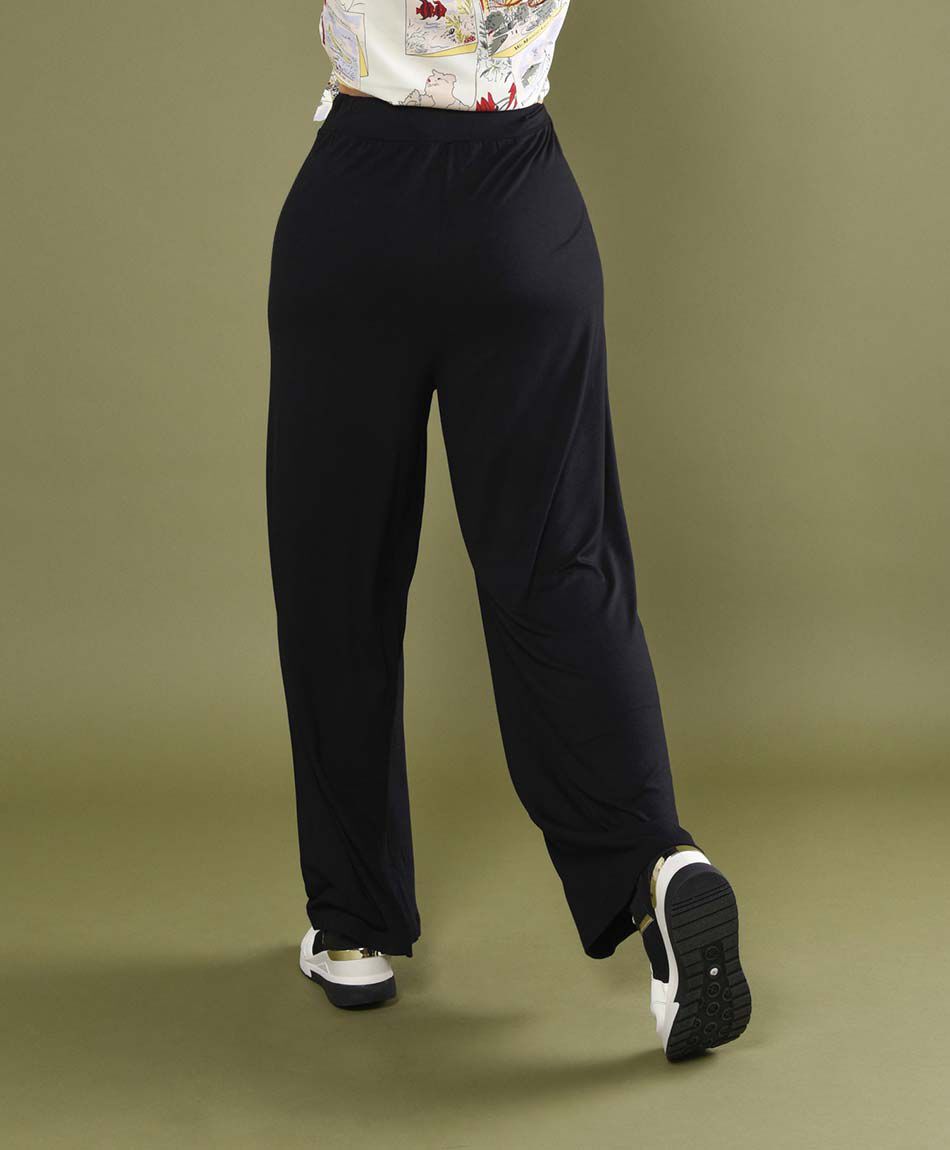 Pantal&oacute;n mujer tiro alto palazzo