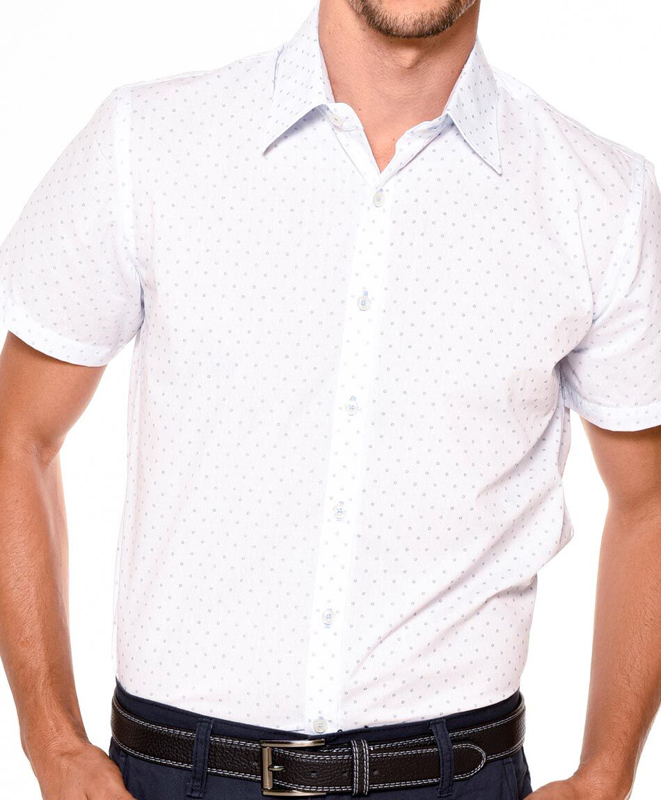 Camisa manga larga estampada