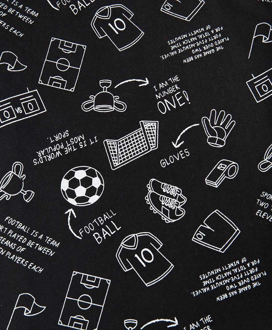 Polera beb&eacute; dibujos f&uacute;tbol