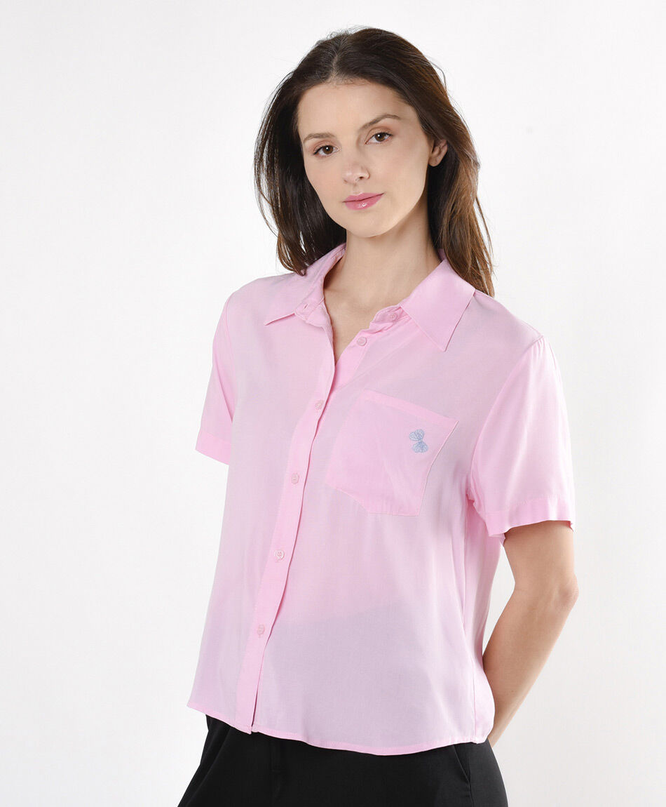 Blusa mujer cinta bordada