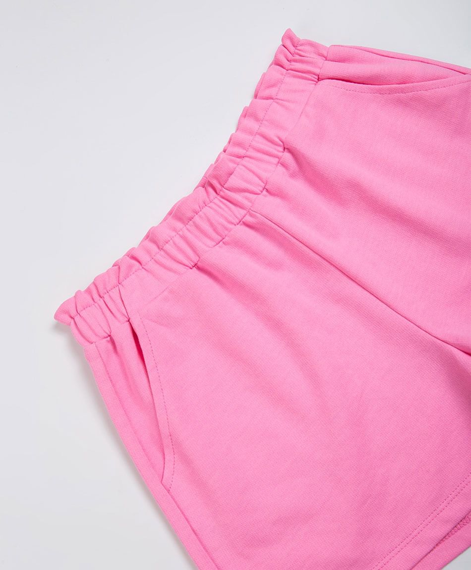 Short ni&ntilde;a rosado