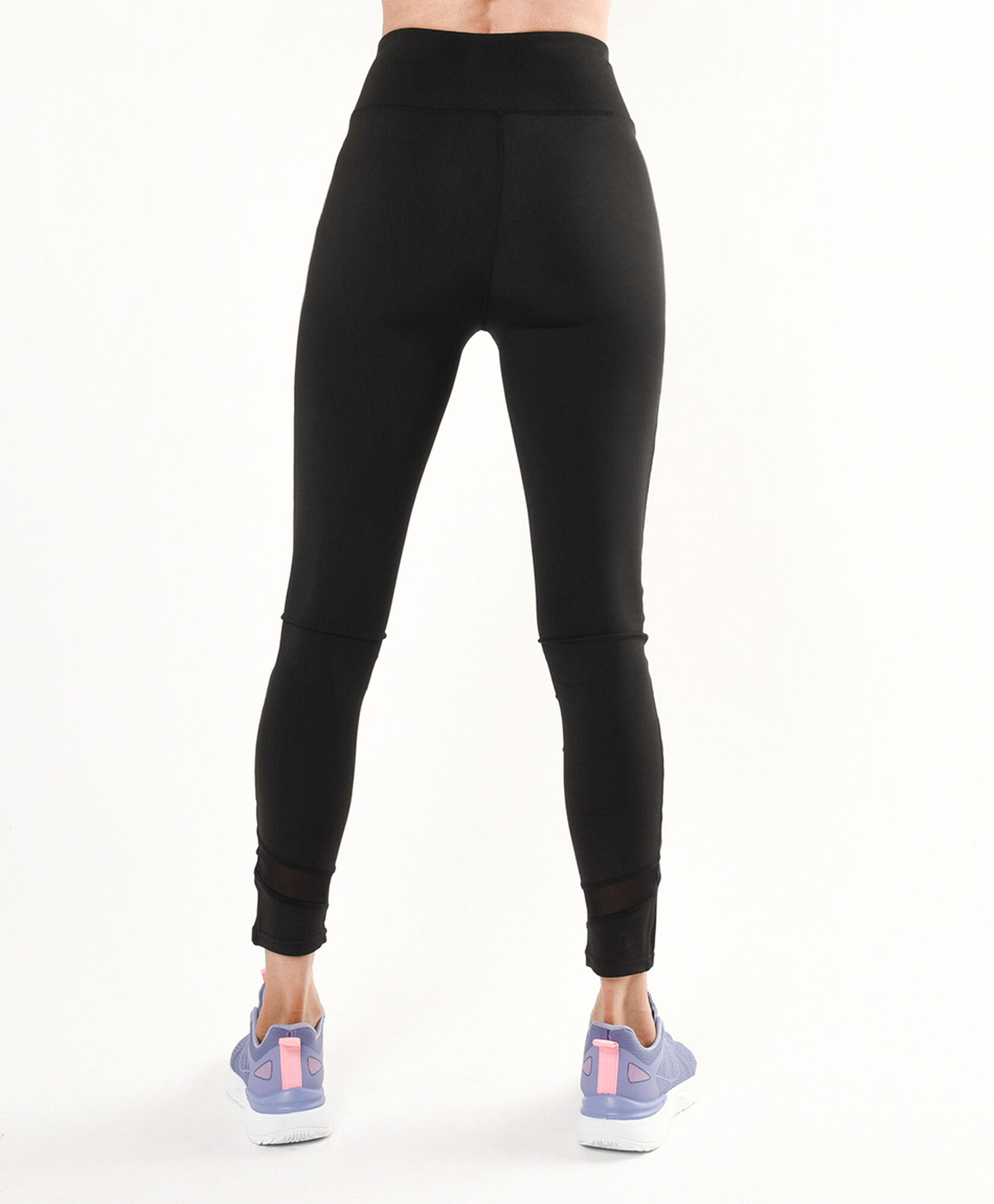 Calza mujer cortes mesh tiro alto Calza mujer cortes mesh tiro alto