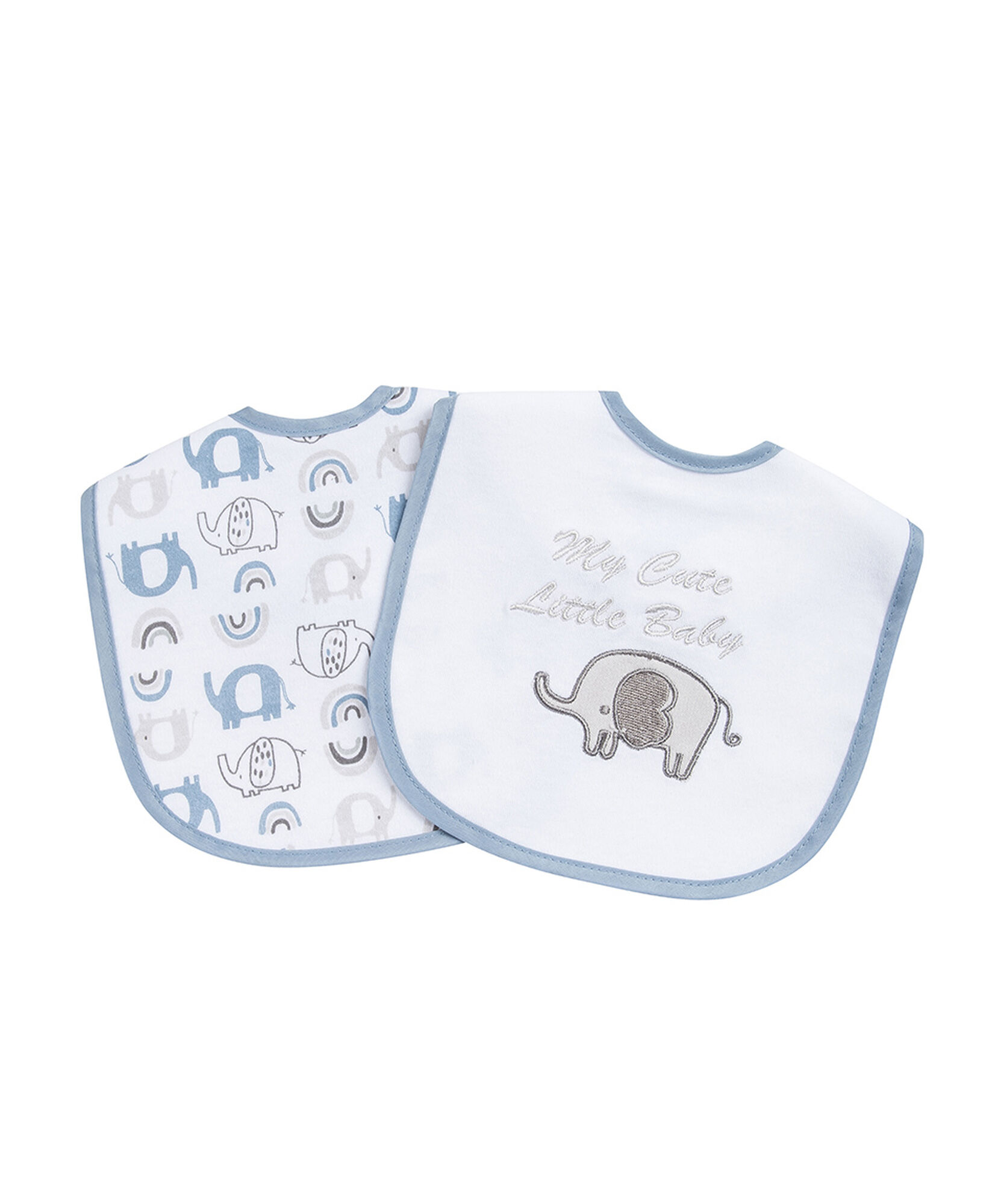 Pack 2 baberos bebé elefante Pack 2 baberos bebé elefante